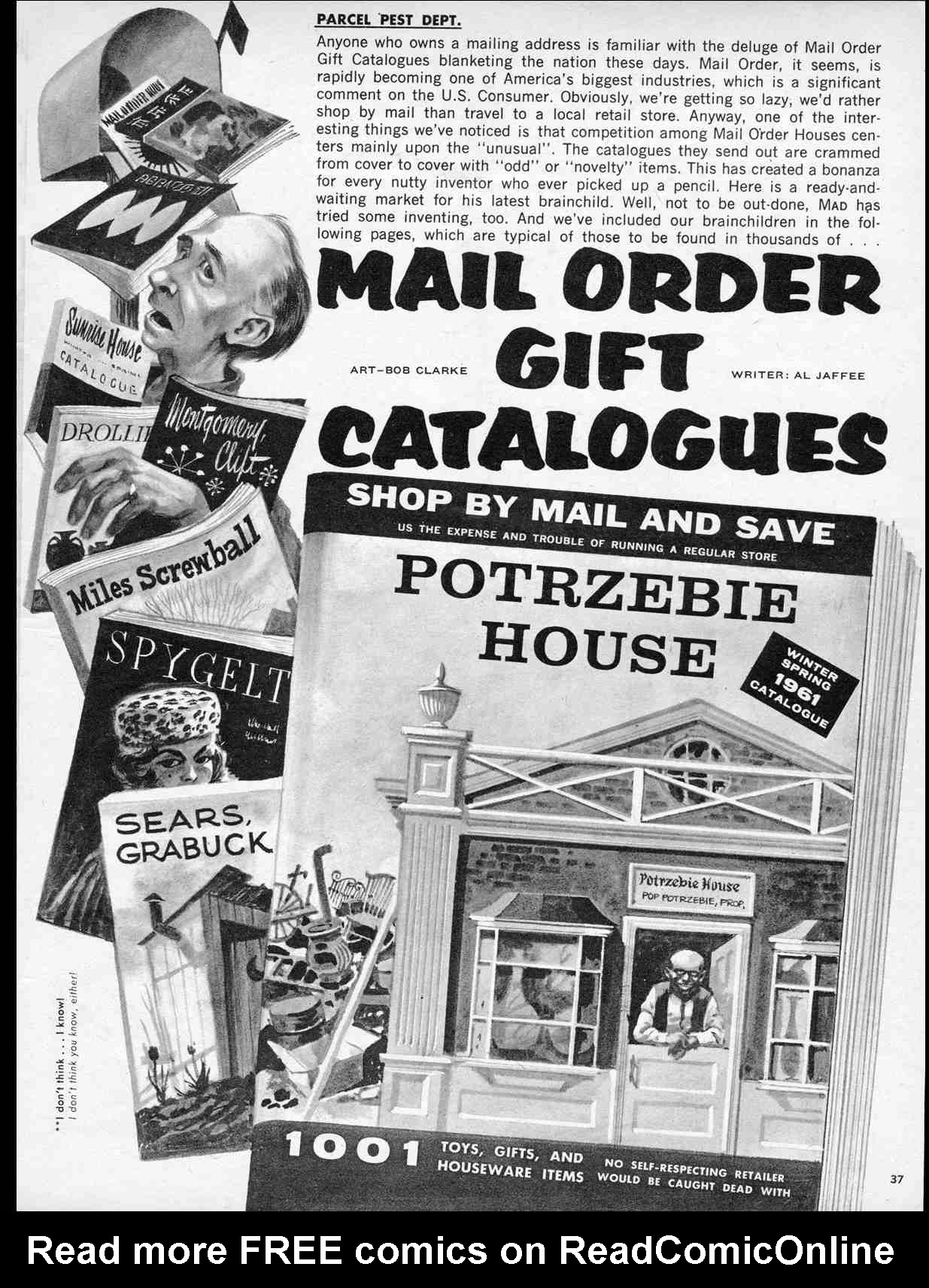 Read online MAD comic -  Issue #62 - 39