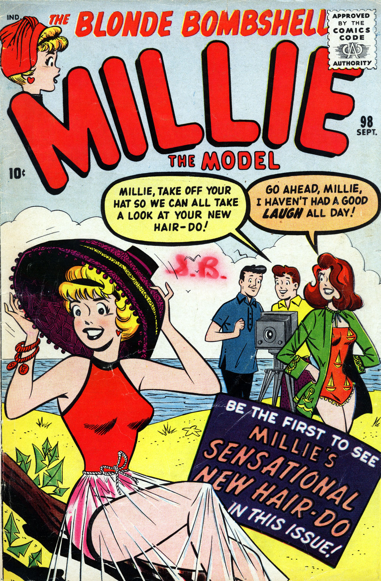 Read online Millie the Model comic -  Issue #98 - 1
