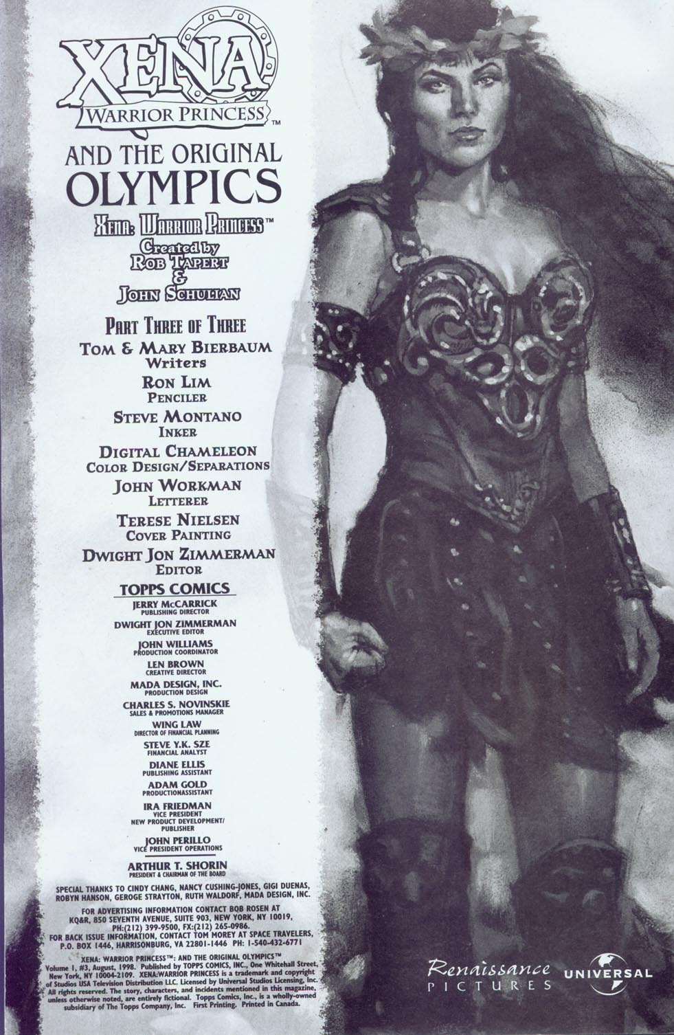 Read online Xena: Warrior Princess: And The Original Olympics comic -  Issue #3 - 2