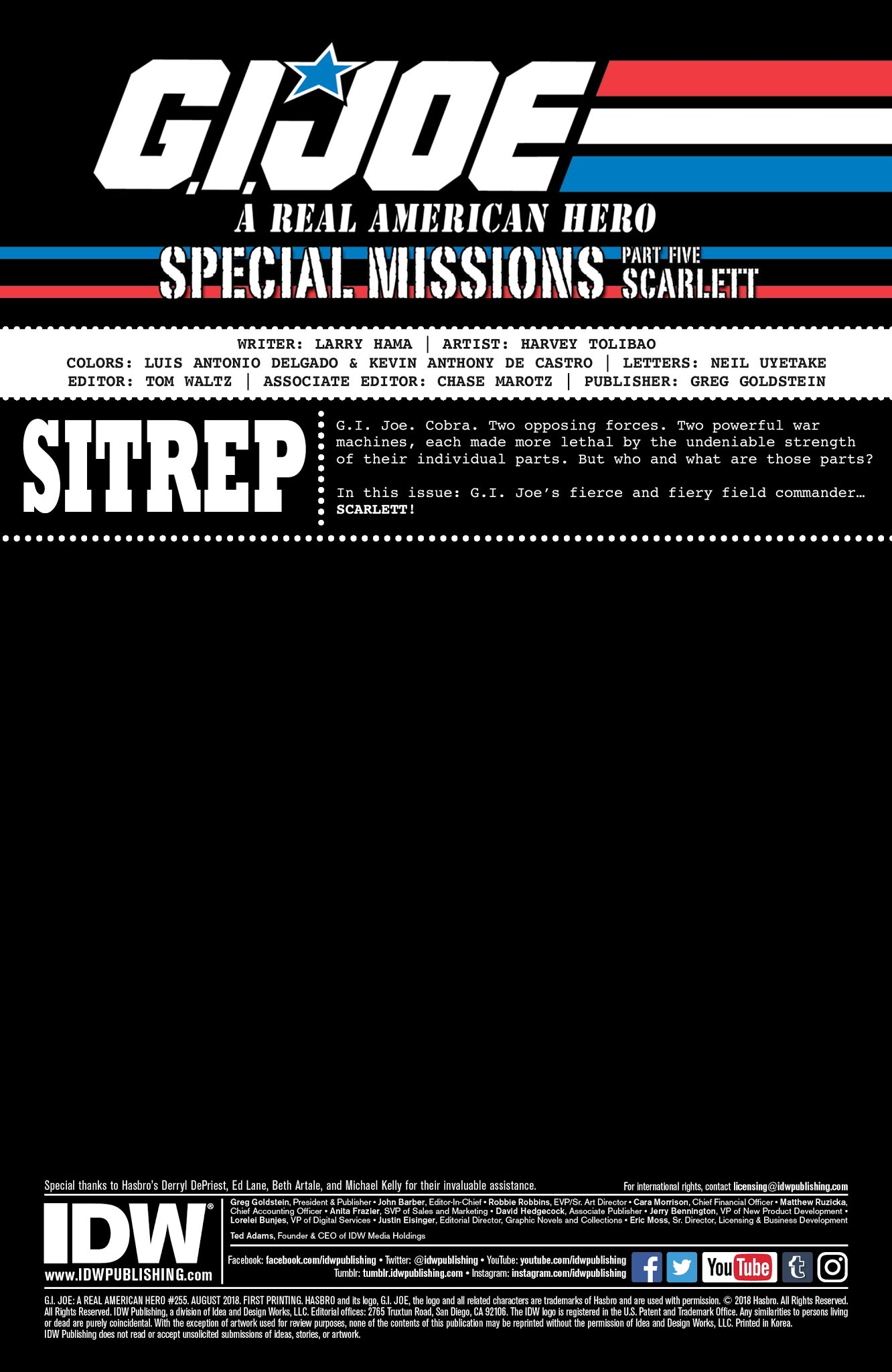 Read online G.I. Joe: A Real American Hero comic -  Issue #255 - 2