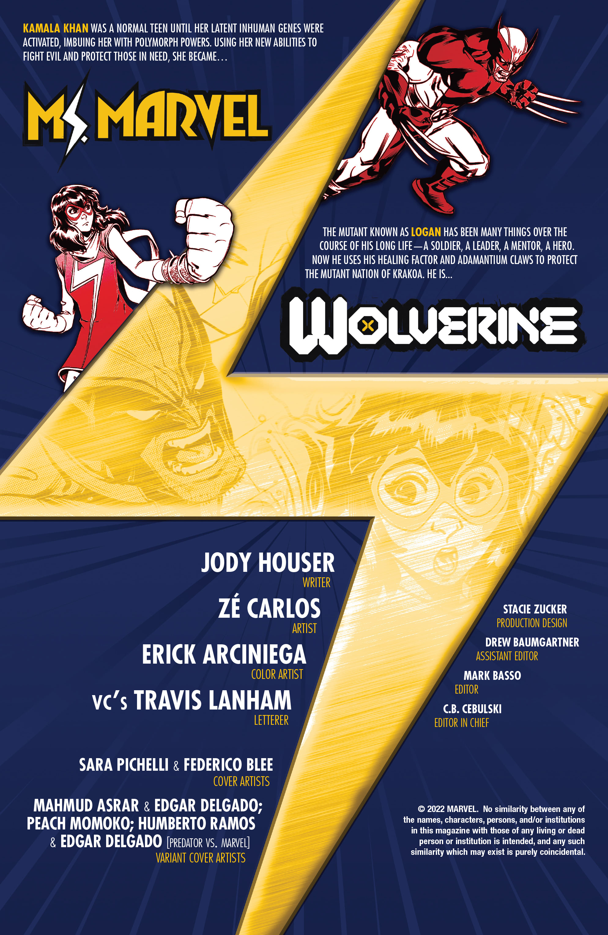 Read online Ms. Marvel & Wolverine comic -  Issue #1 - 5