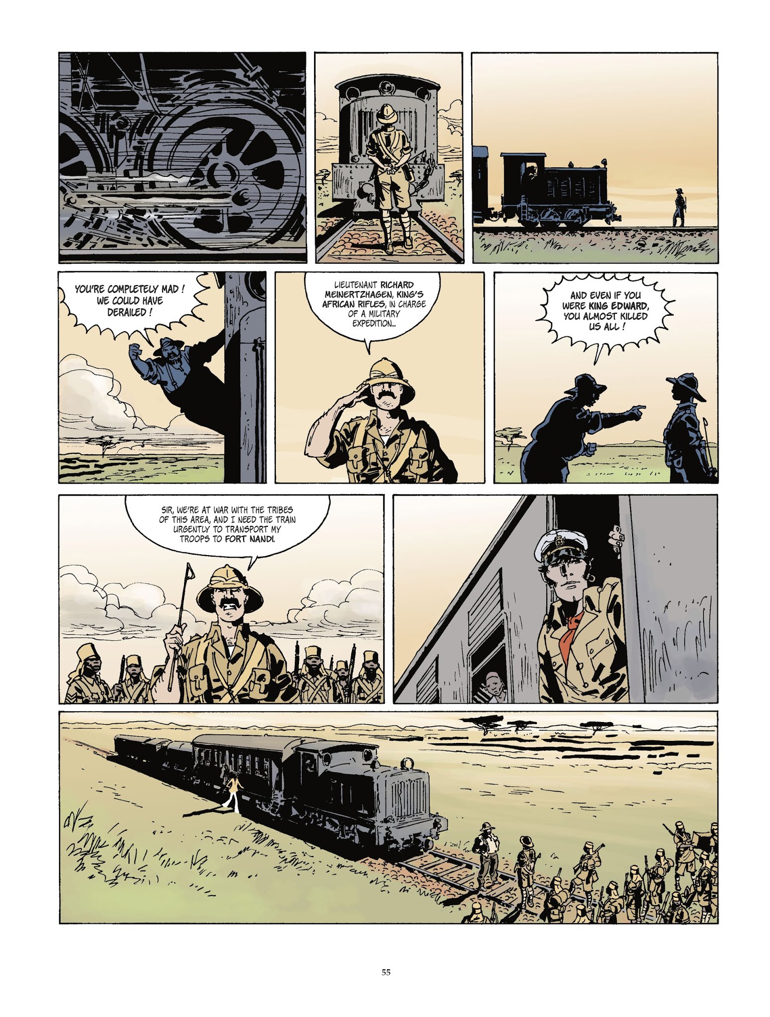 Read online Corto Maltese [GER] comic -  Issue #16 - 55