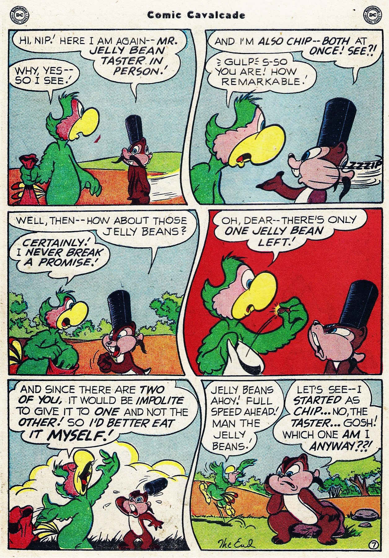 Read online Comic Cavalcade comic -  Issue #37 - 54