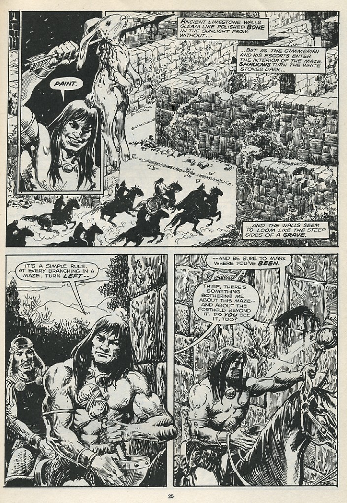 Read online The Savage Sword Of Conan comic -  Issue #174 - 27