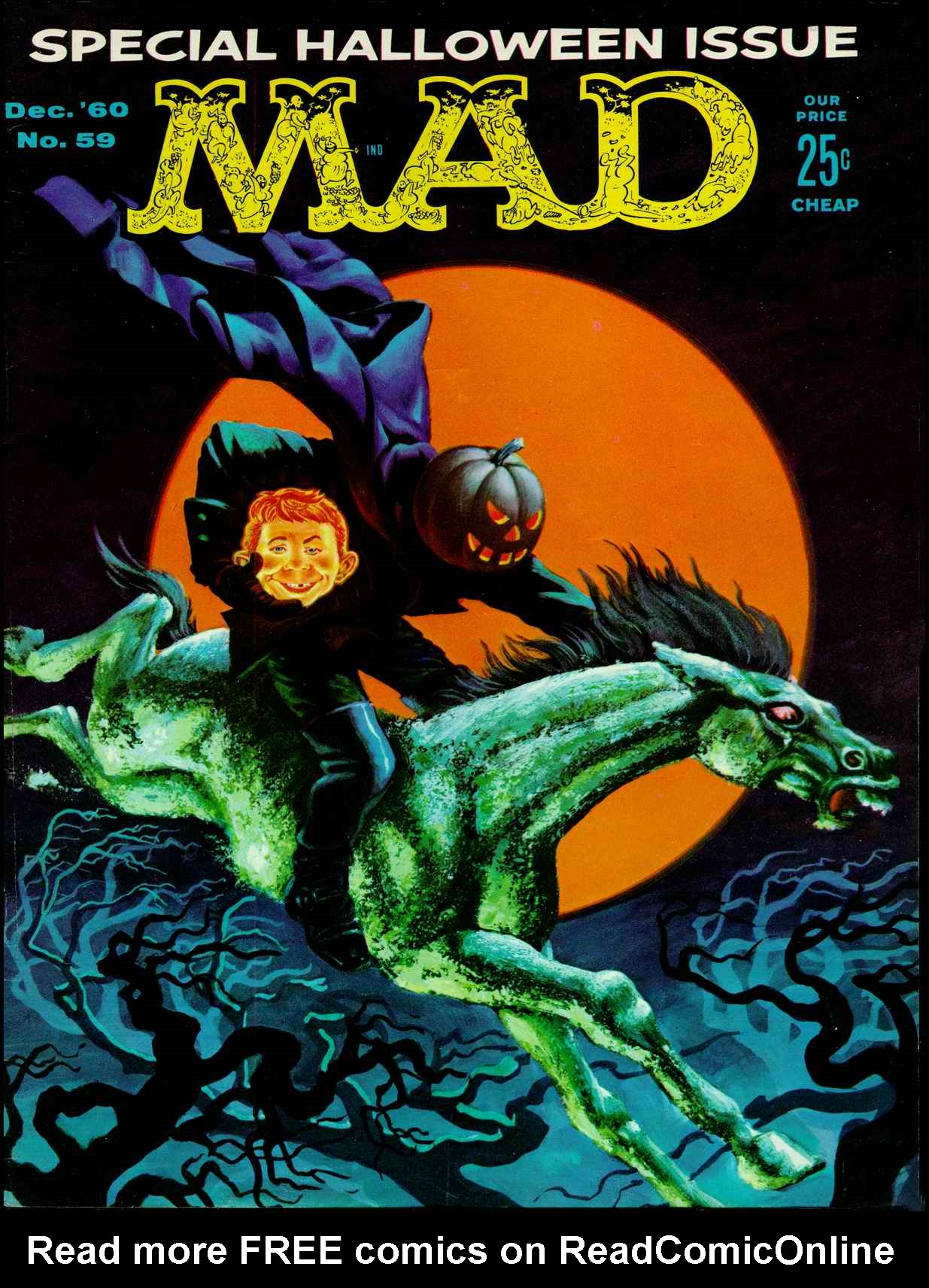 Read online MAD comic -  Issue #59 - 1