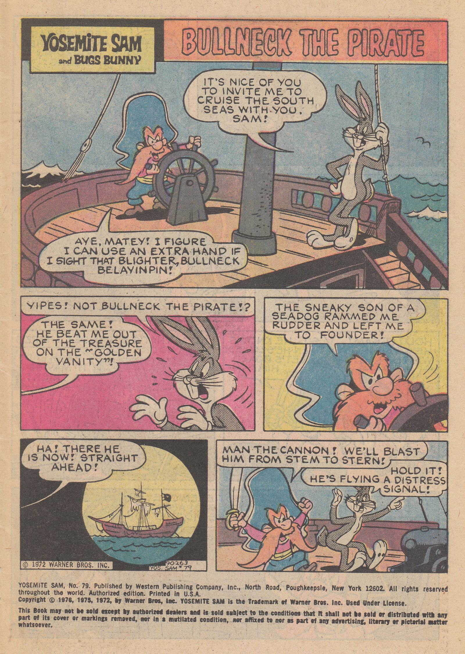 Read online Yosemite Sam and Bugs Bunny comic -  Issue #79 - 3