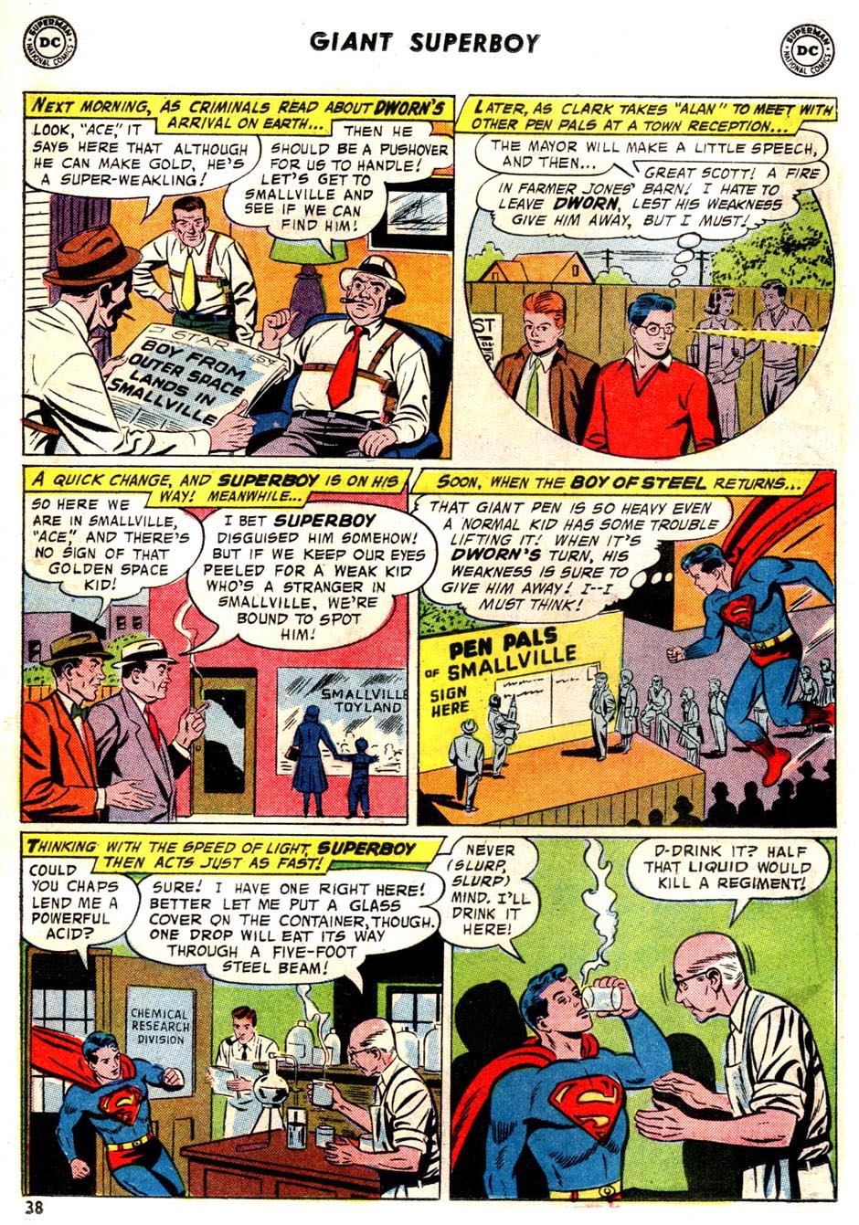 Read online Superboy (1949) comic -  Issue #129 - 37