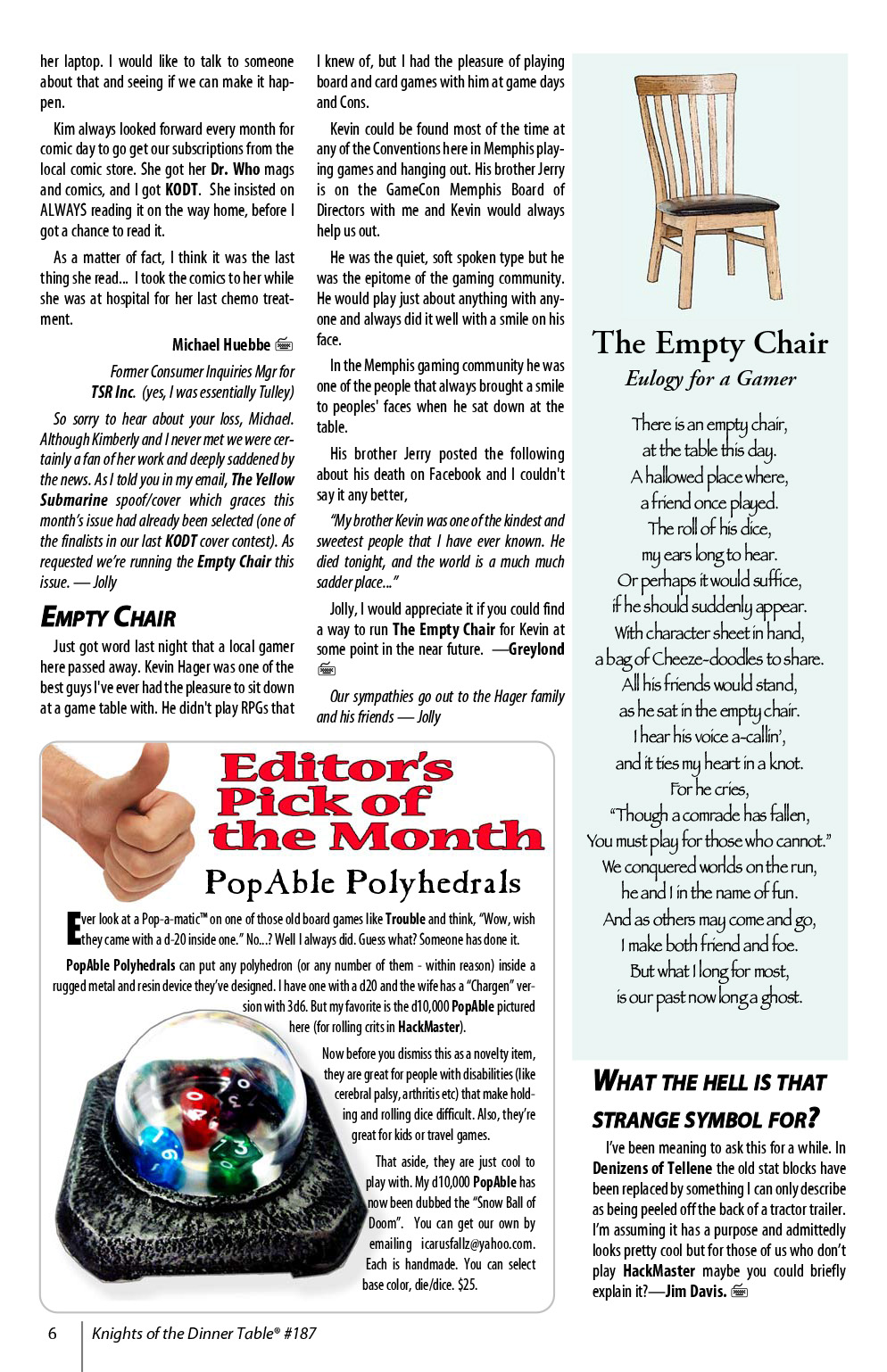 Read online Knights of the Dinner Table comic -  Issue #187 - 8