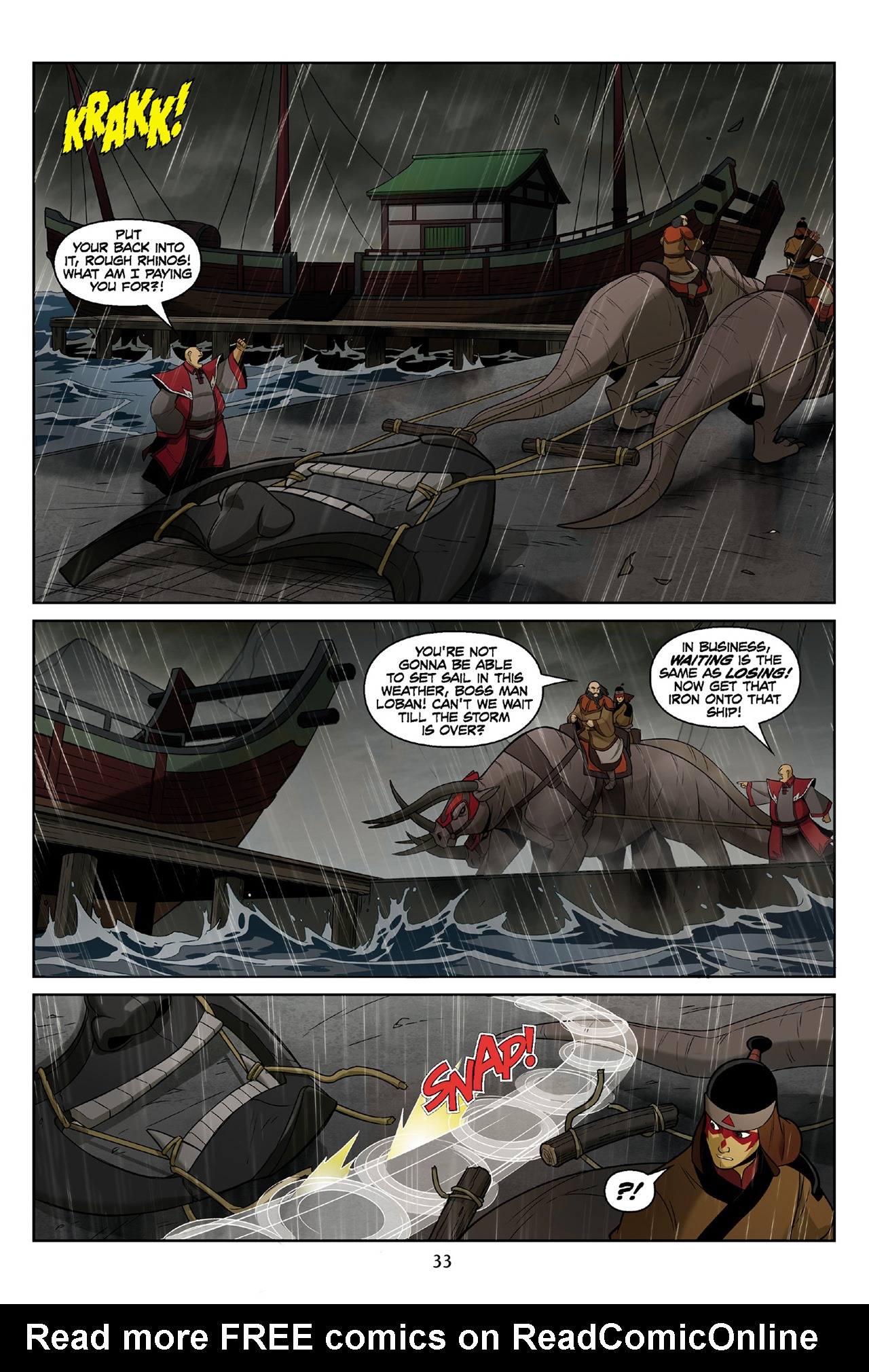 Read online Nickelodeon Avatar: The Last Airbender - The Rift comic -  Issue # Part 3 - 34