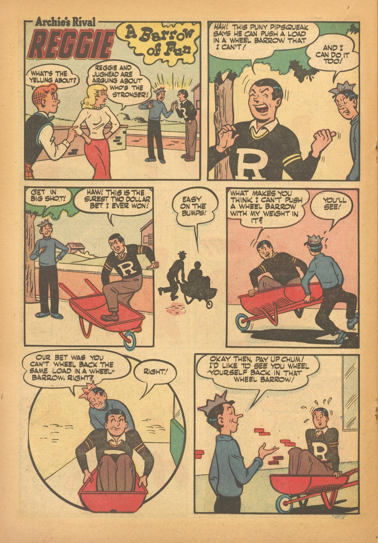 Read online Archie's Rival Reggie comic -  Issue #8 - 20