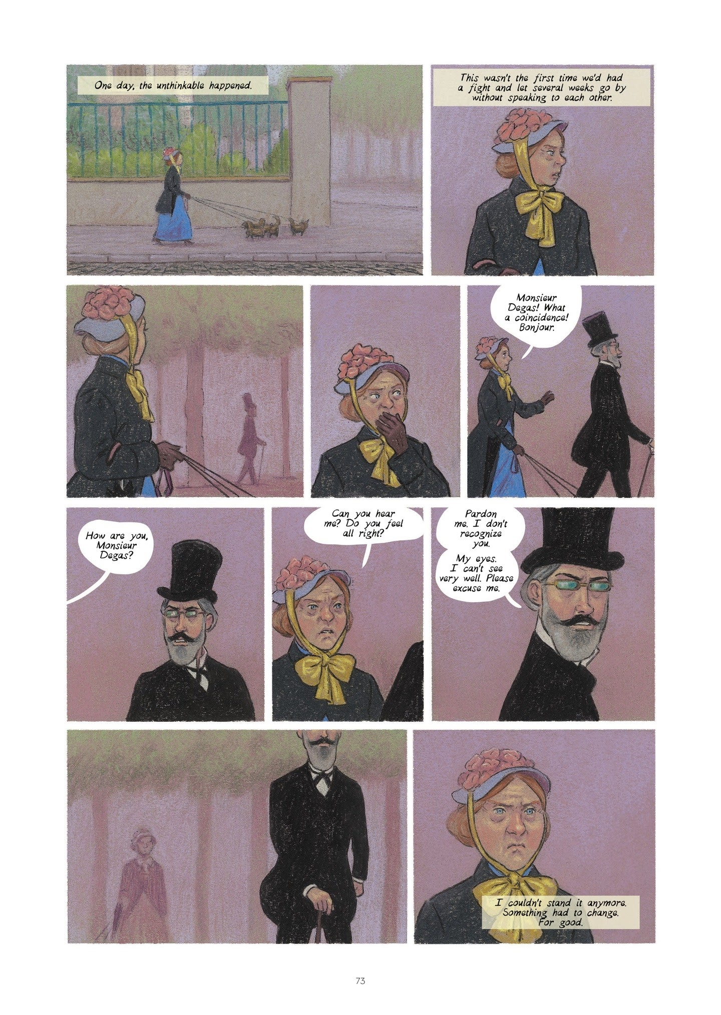 Read online Degas and Cassatt: The Dance of Solitude comic -  Issue # TPB - 72