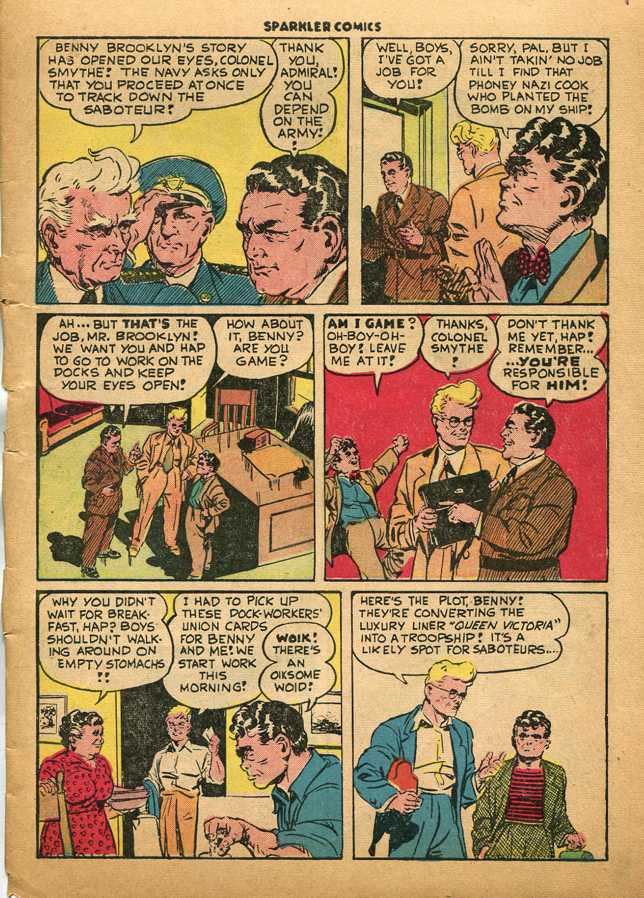 Read online Sparkler Comics comic -  Issue #29 - 11