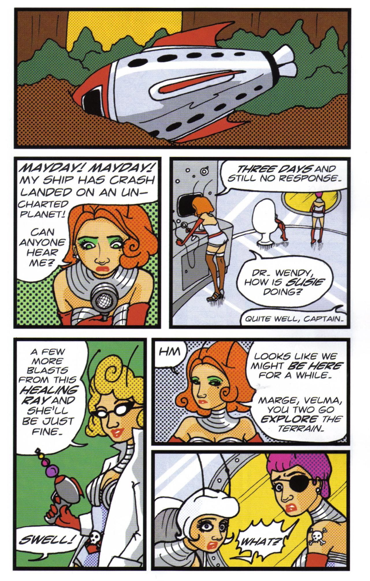 Read online I Was Kidnapped By Lesbian Pirates From Outer Space comic -  Issue #3 - 3