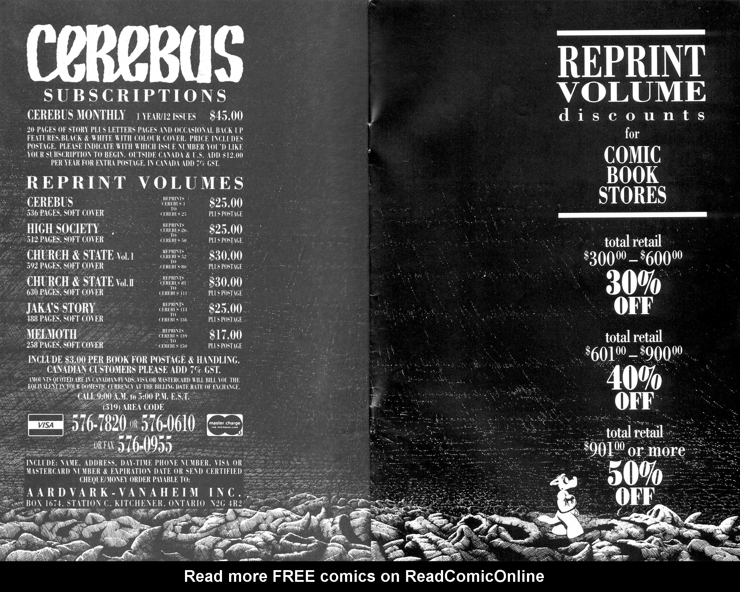 Read online Cerebus comic -  Issue #162 - 30