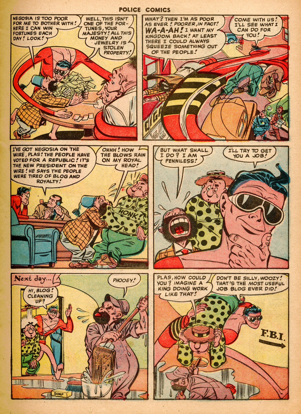 Read online Police Comics comic -  Issue #83 - 17