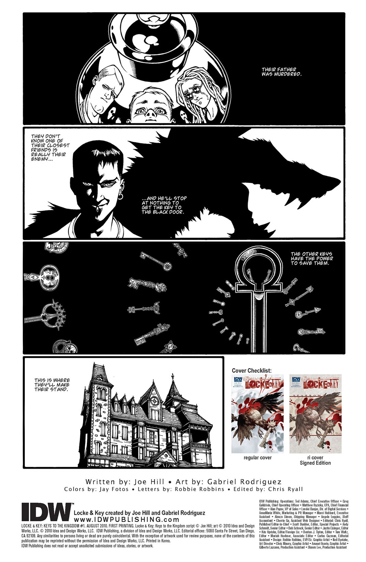 Read online Locke & Key: Keys to the Kingdom comic -  Issue #1 - 3