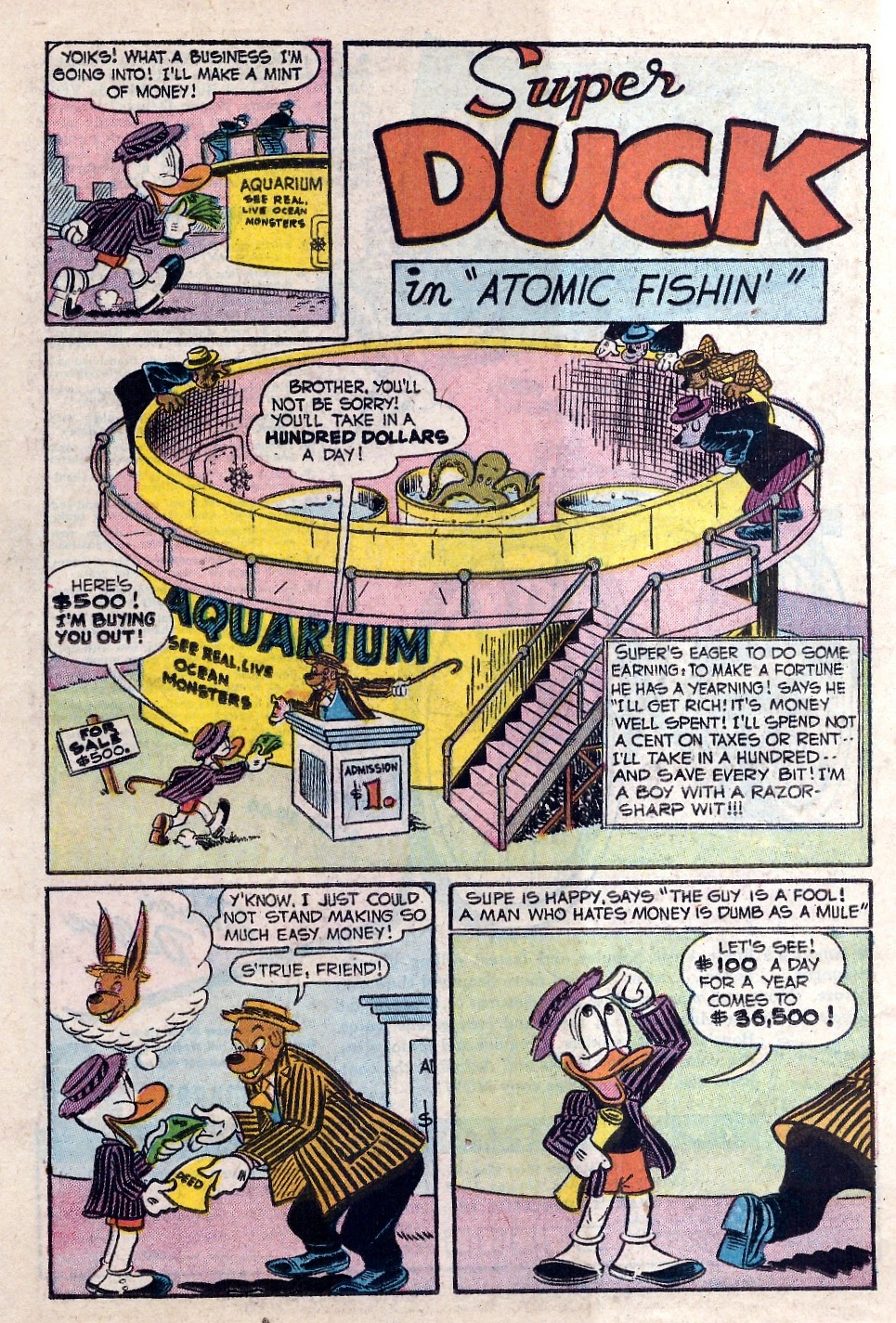 Read online Super Duck Comics comic -  Issue #27 - 28