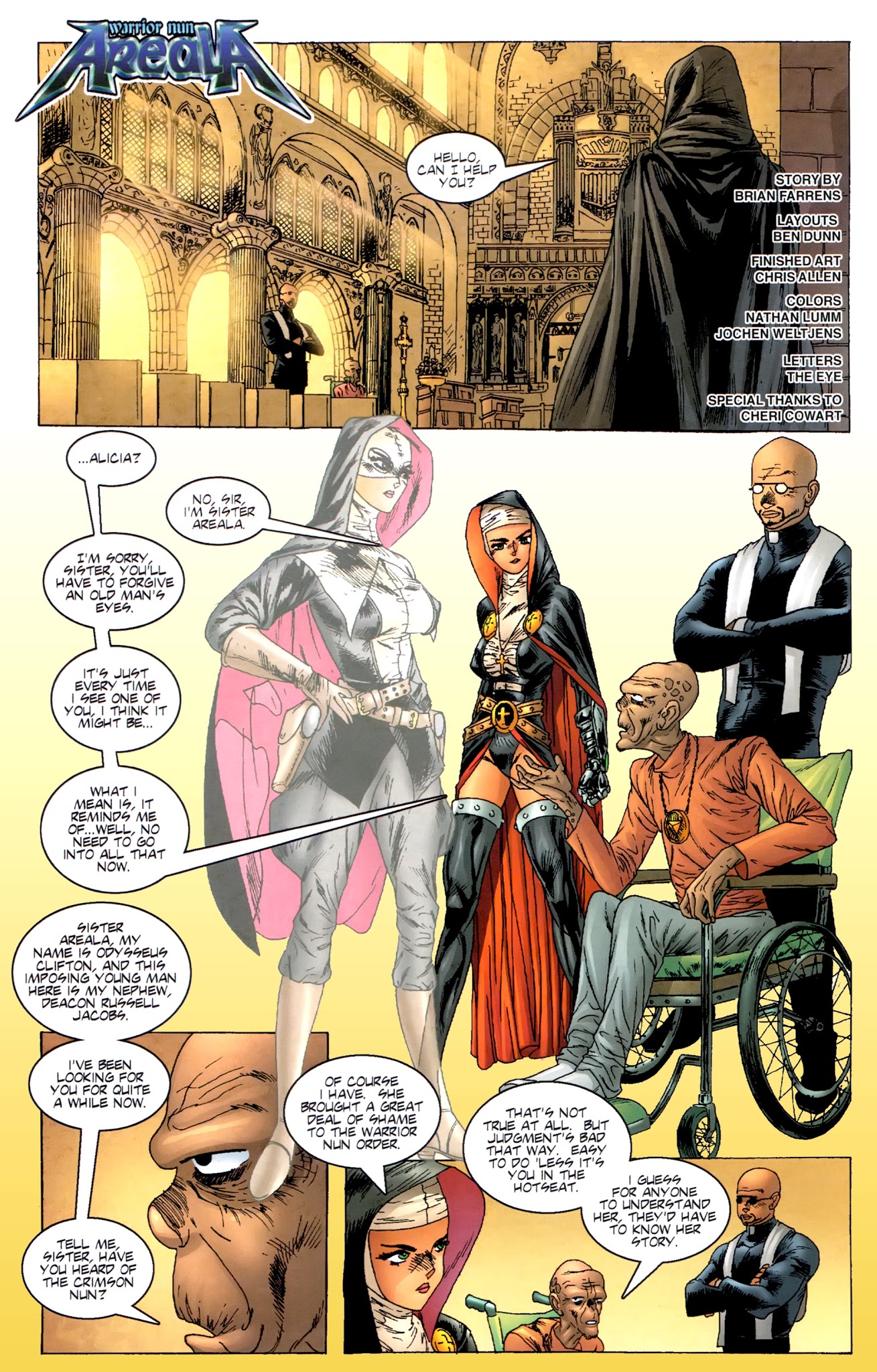 Read online Warrior Nun Areala (1999) comic -  Issue #5 - 3