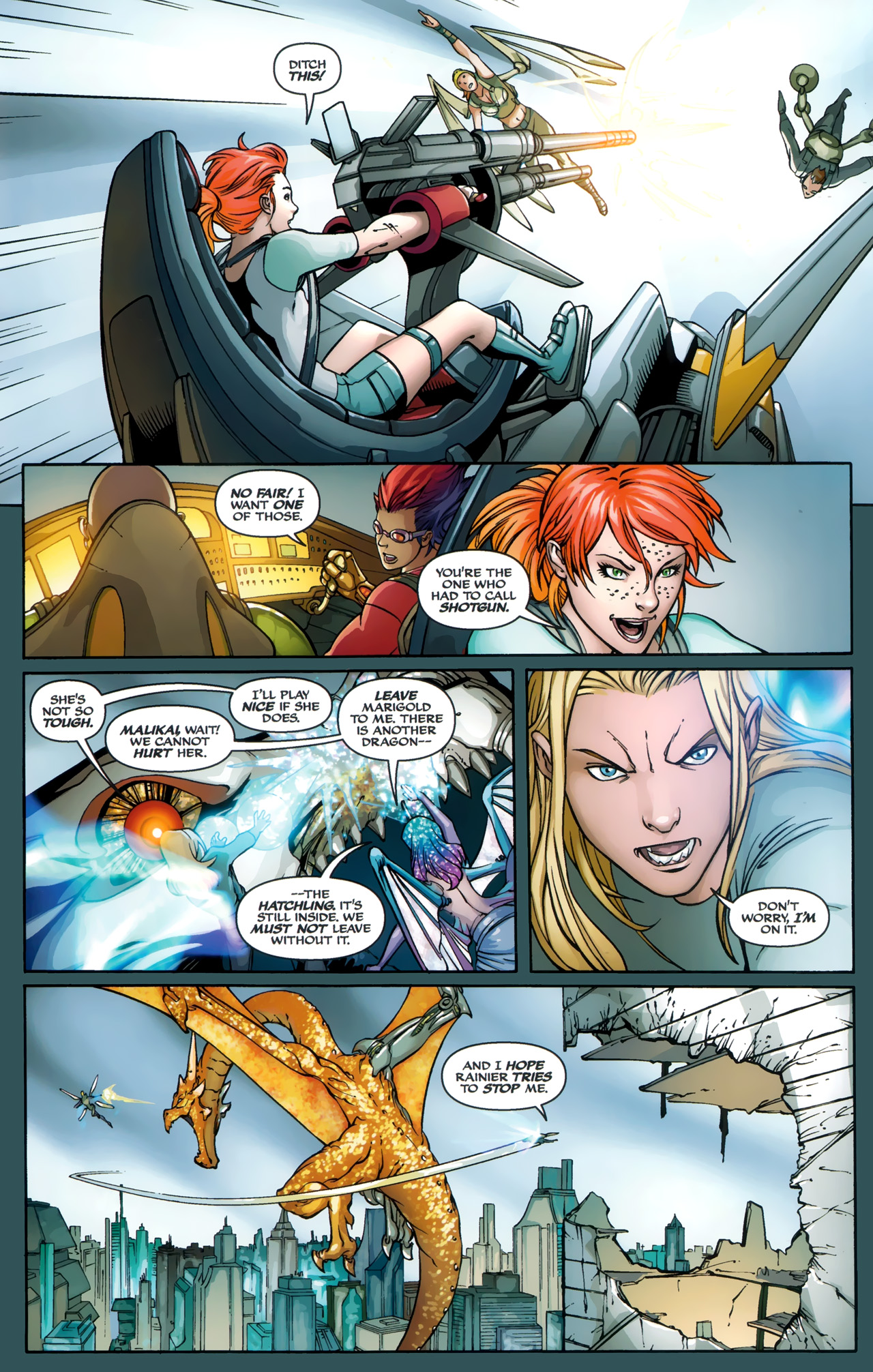 Read online Michael Turner's Soulfire (2009) comic -  Issue #8 - 19