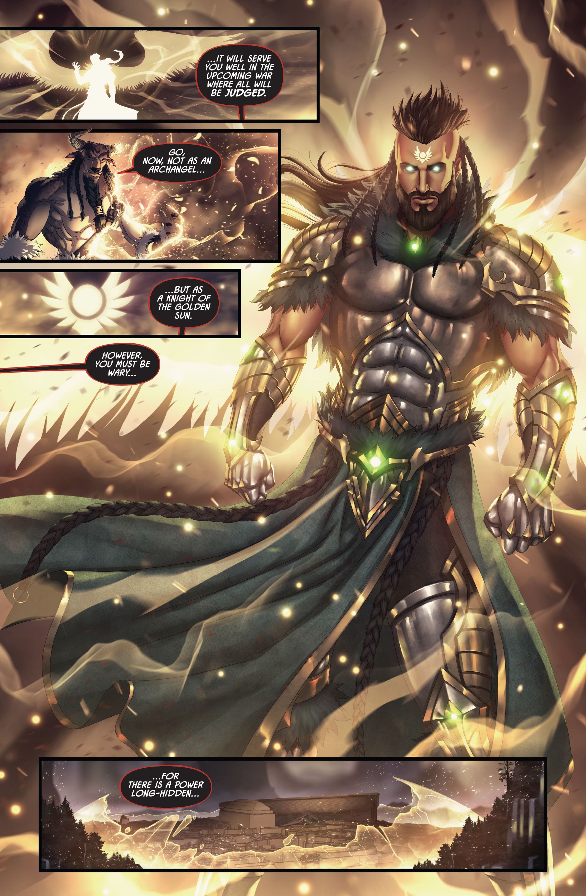 Read online Knights of the Golden Sun comic -  Issue #8 - 20