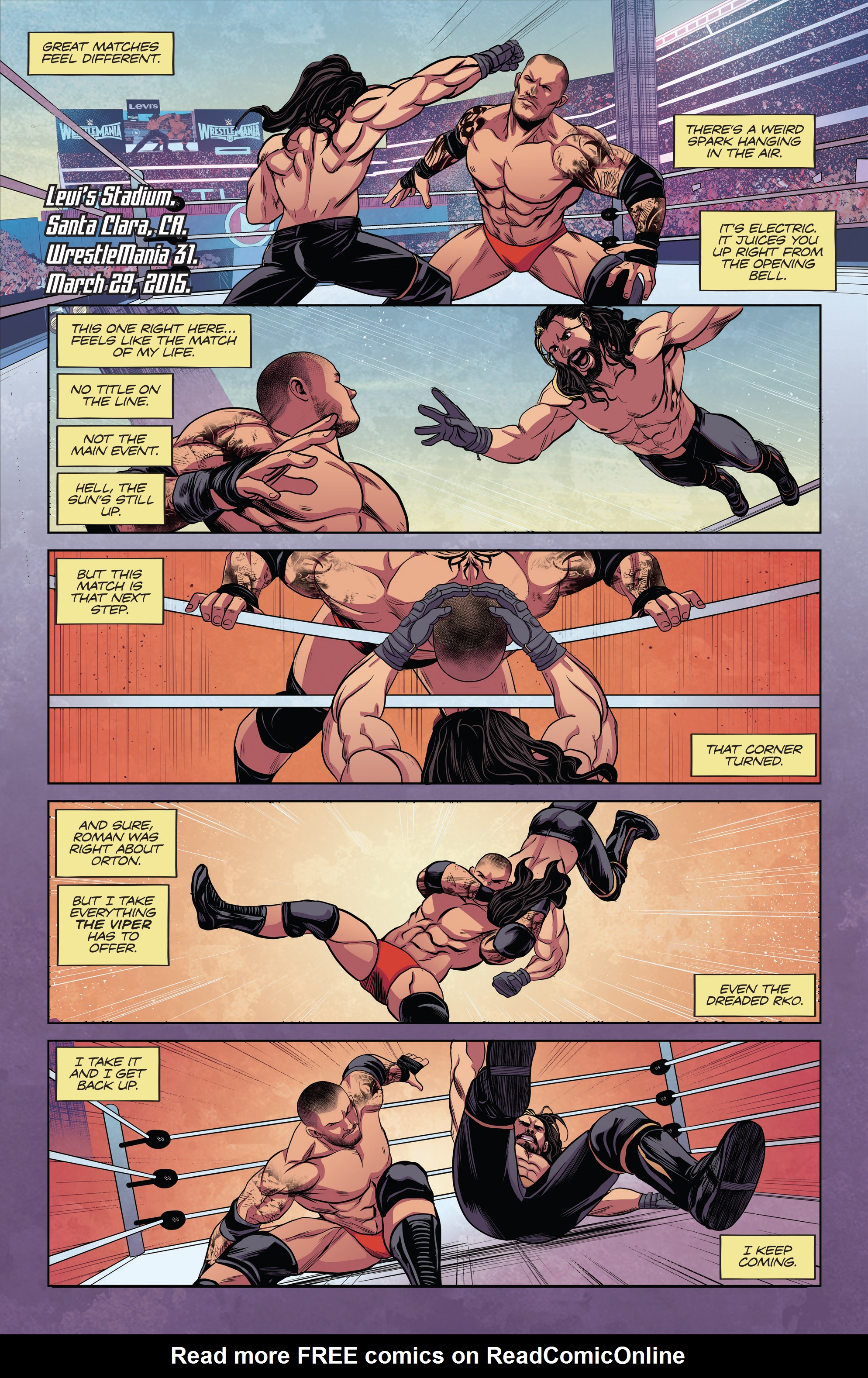 Read online WWE comic -  Issue #1 - 15