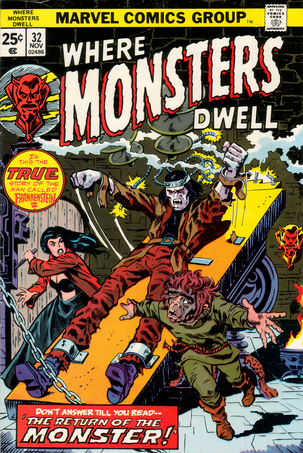 Read online Where Monsters Dwell (1970) comic -  Issue #32 - 1