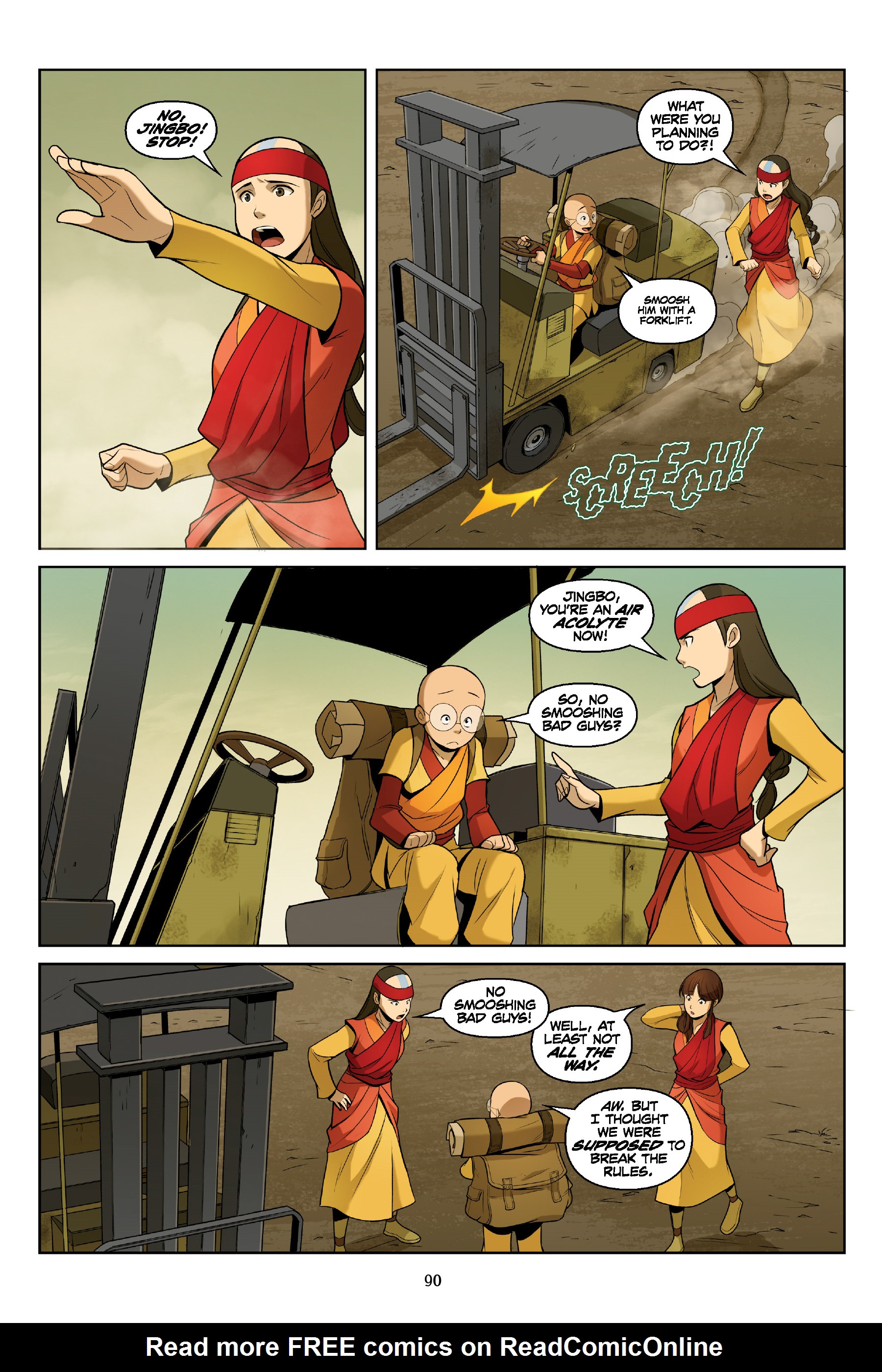 Read online Nickelodeon Avatar: The Last Airbender - The Rift comic -  Issue # _Omnibus (Part 1) - 90