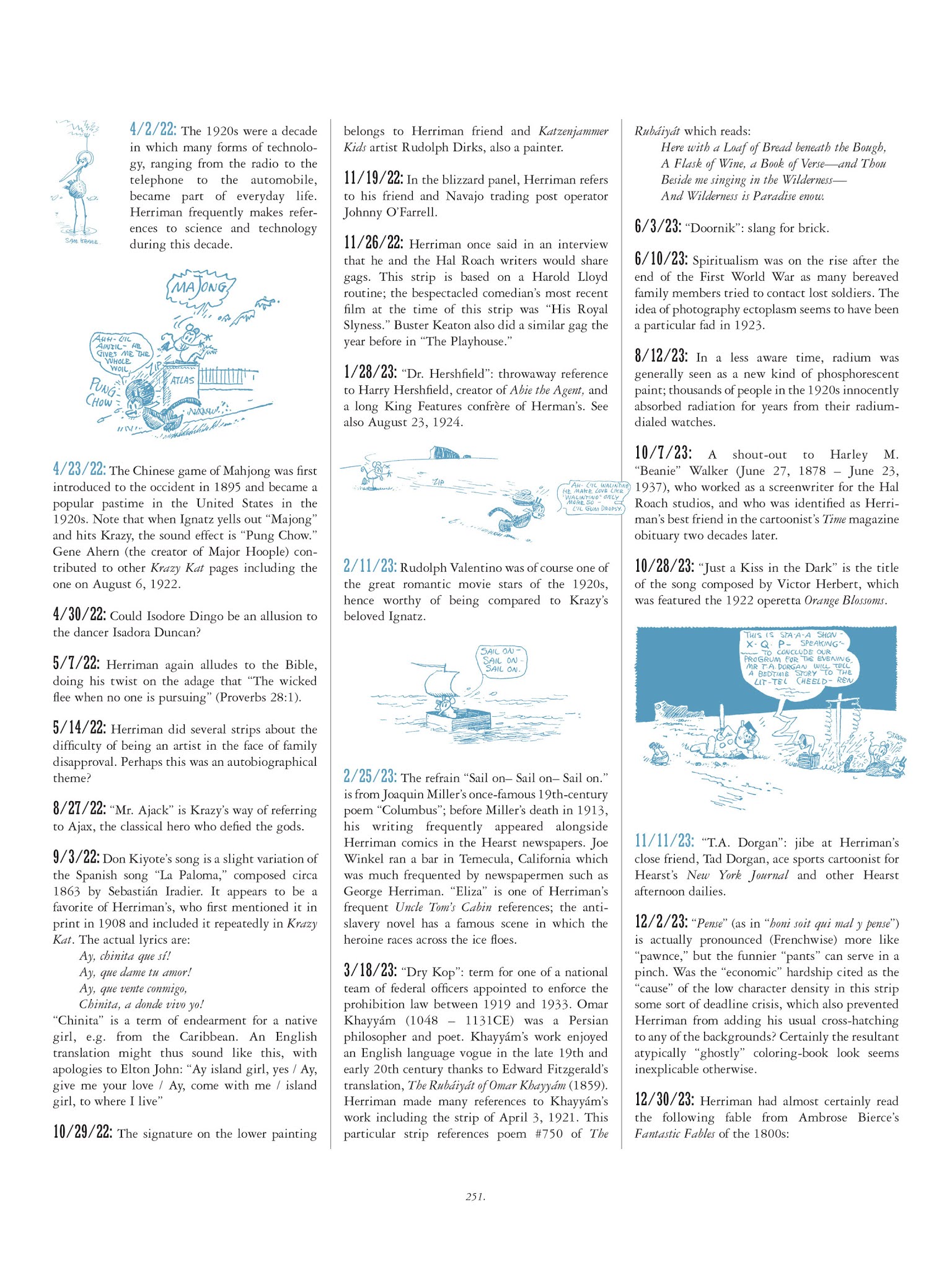 Read online Krazy & Ignatz comic -  Issue # TPB 3 - 251