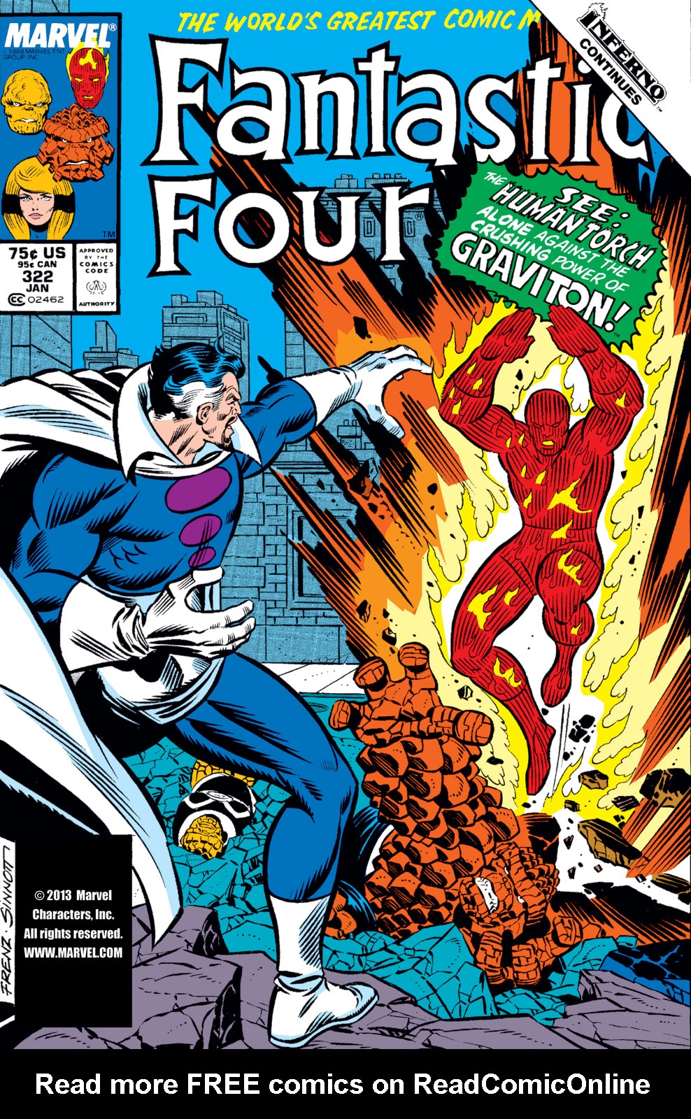 Read online Fantastic Four (1961) comic -  Issue #322 - 1