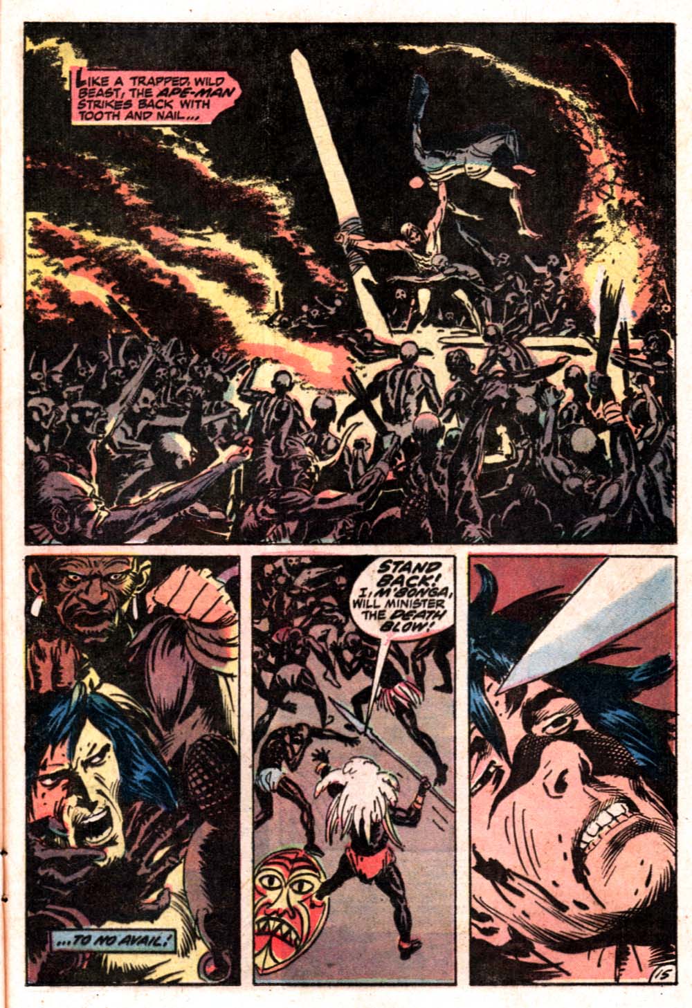 Read online Tarzan (1972) comic -  Issue #212 - 17