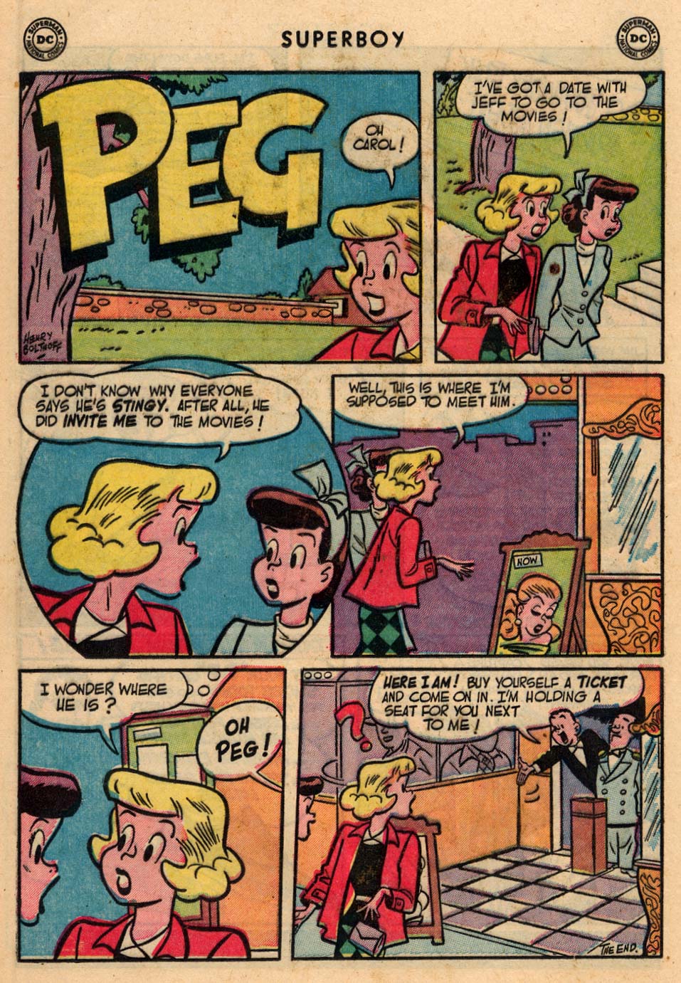 Read online Superboy (1949) comic -  Issue #26 - 22