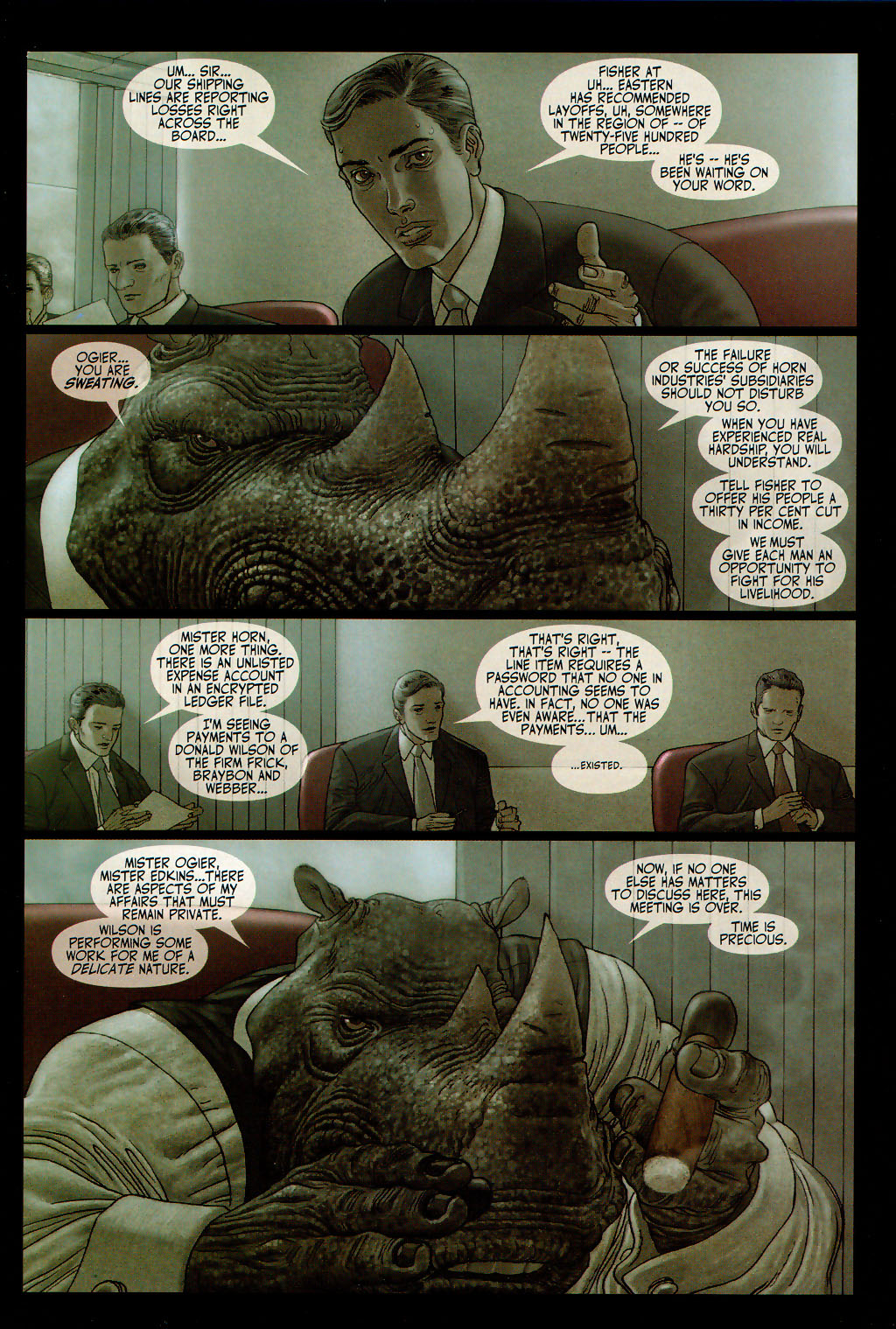 Read online Hip Flask comic -  Issue # Issue Elephantmen - 17