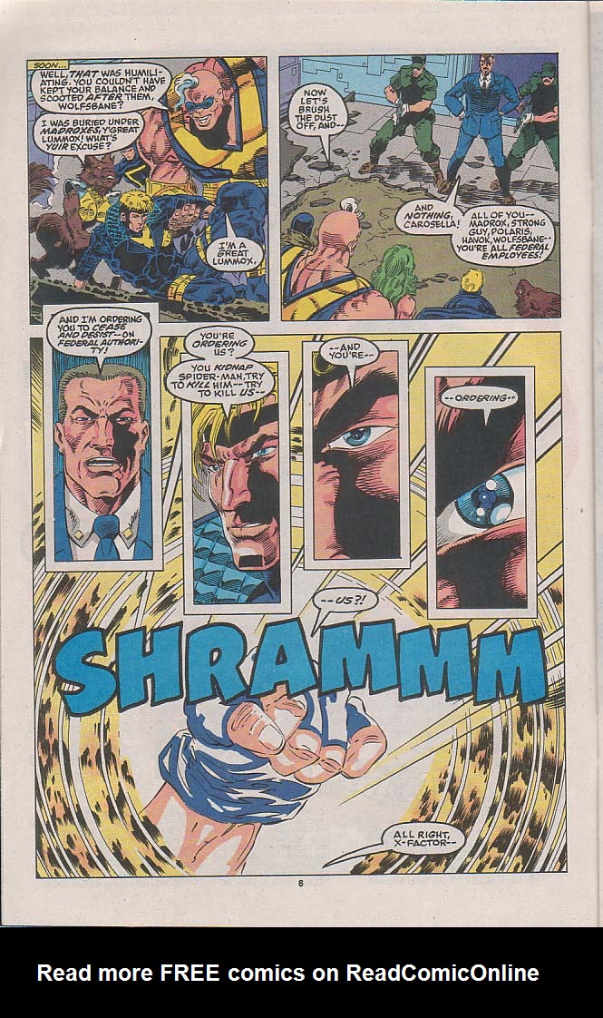 Read online Spider-Man and X-Factor: Shadowgames comic -  Issue #2 - 6