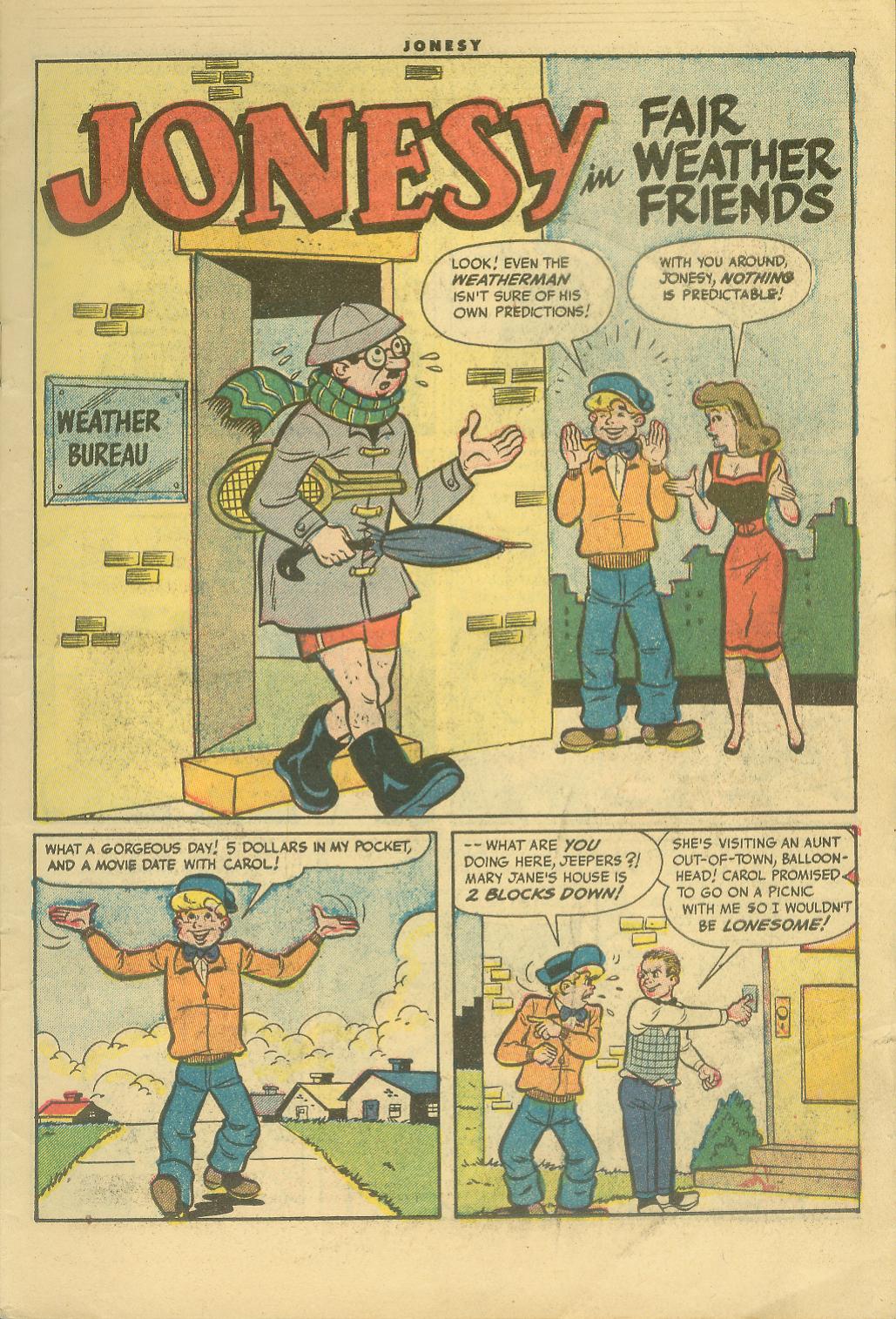 Read online Jonesy (1953) comic -  Issue #4 - 3