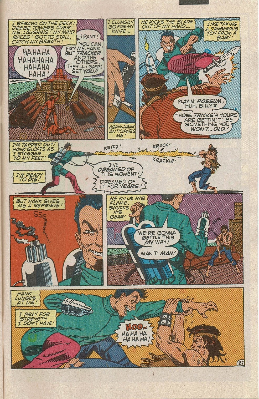 Read online The Adventures of Bayou Billy comic -  Issue #2 - 33