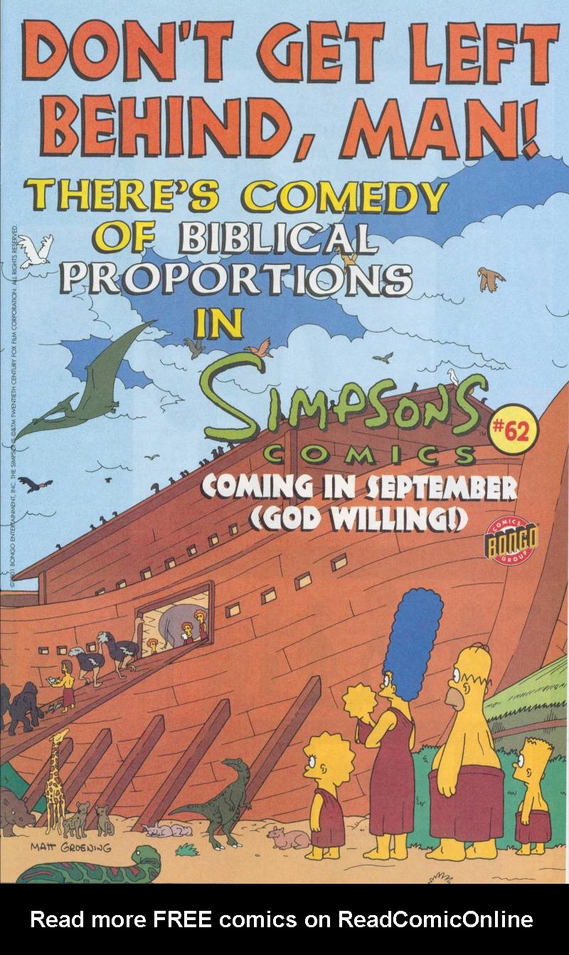 Read online Simpsons Comics comic -  Issue #61 - 24