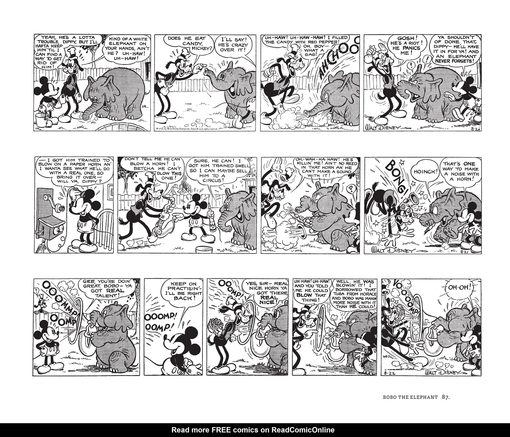 Read online Walt Disney's Mickey Mouse by Floyd Gottfredson comic -  Issue # TPB 3 (Part 1) - 87