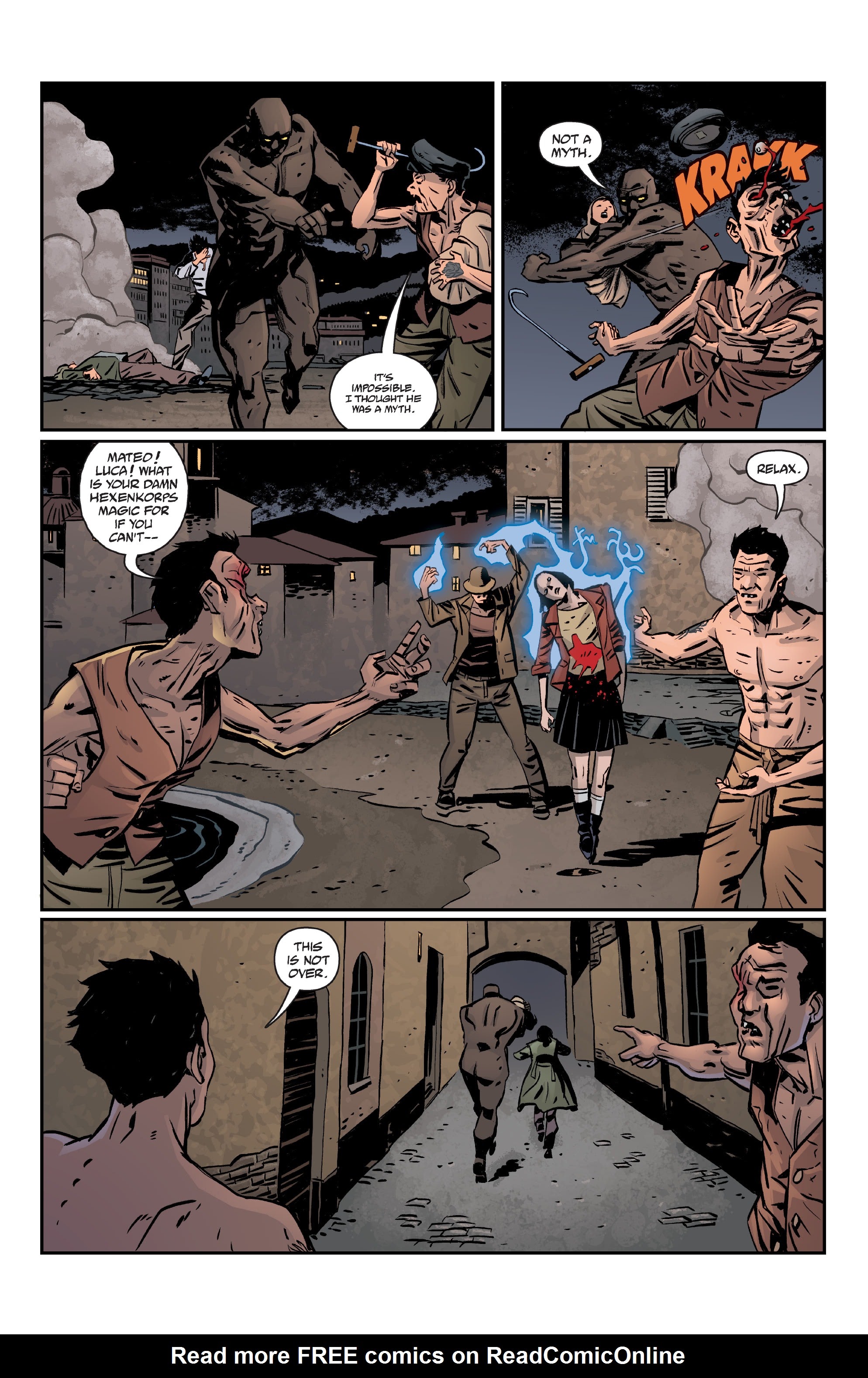 Read online The Golem Walks Among Us! comic -  Issue #1 - 9