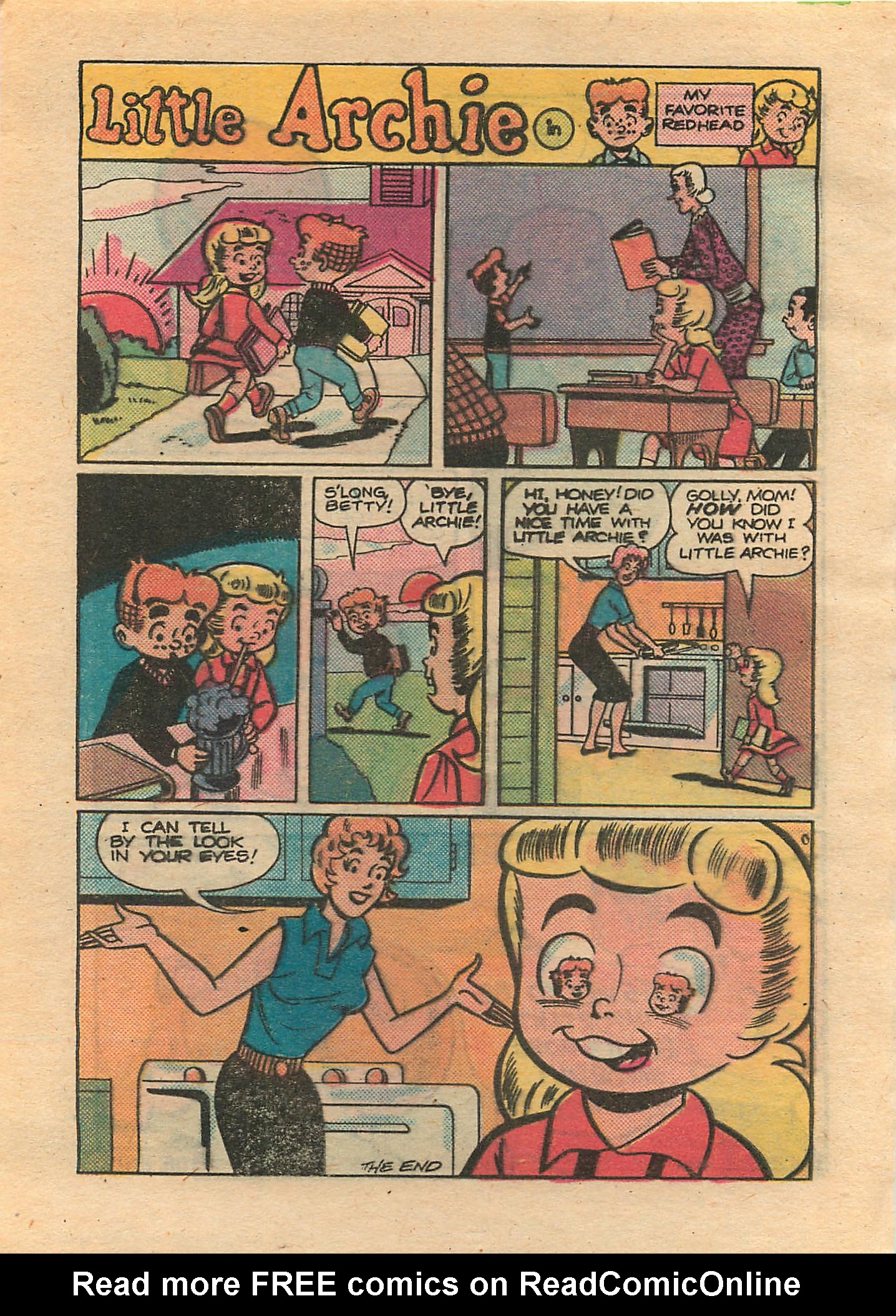 Read online Little Archie Comics Digest Magazine comic -  Issue #7 - 127