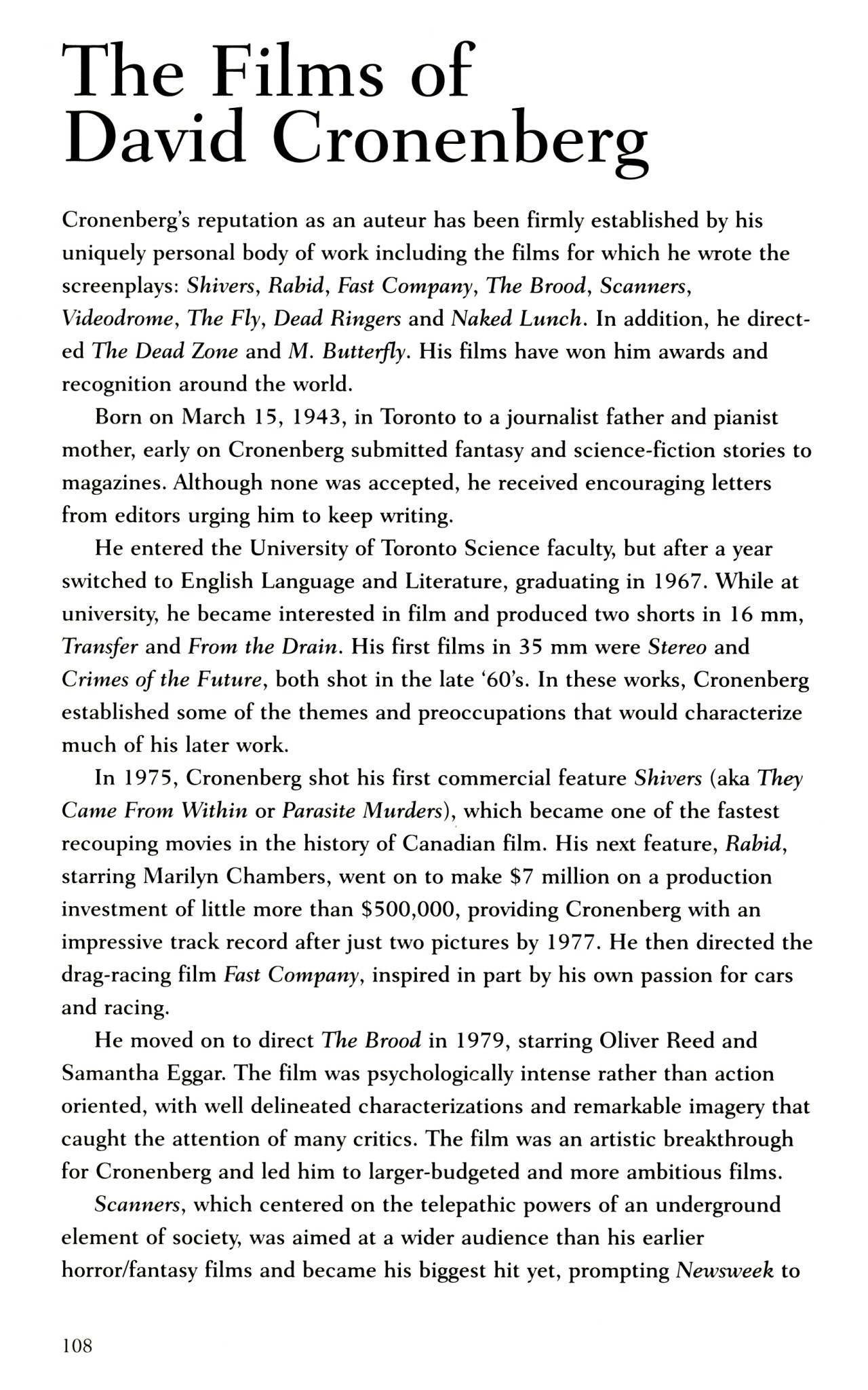 Read online eXistenZ comic -  Issue # TPB - 111