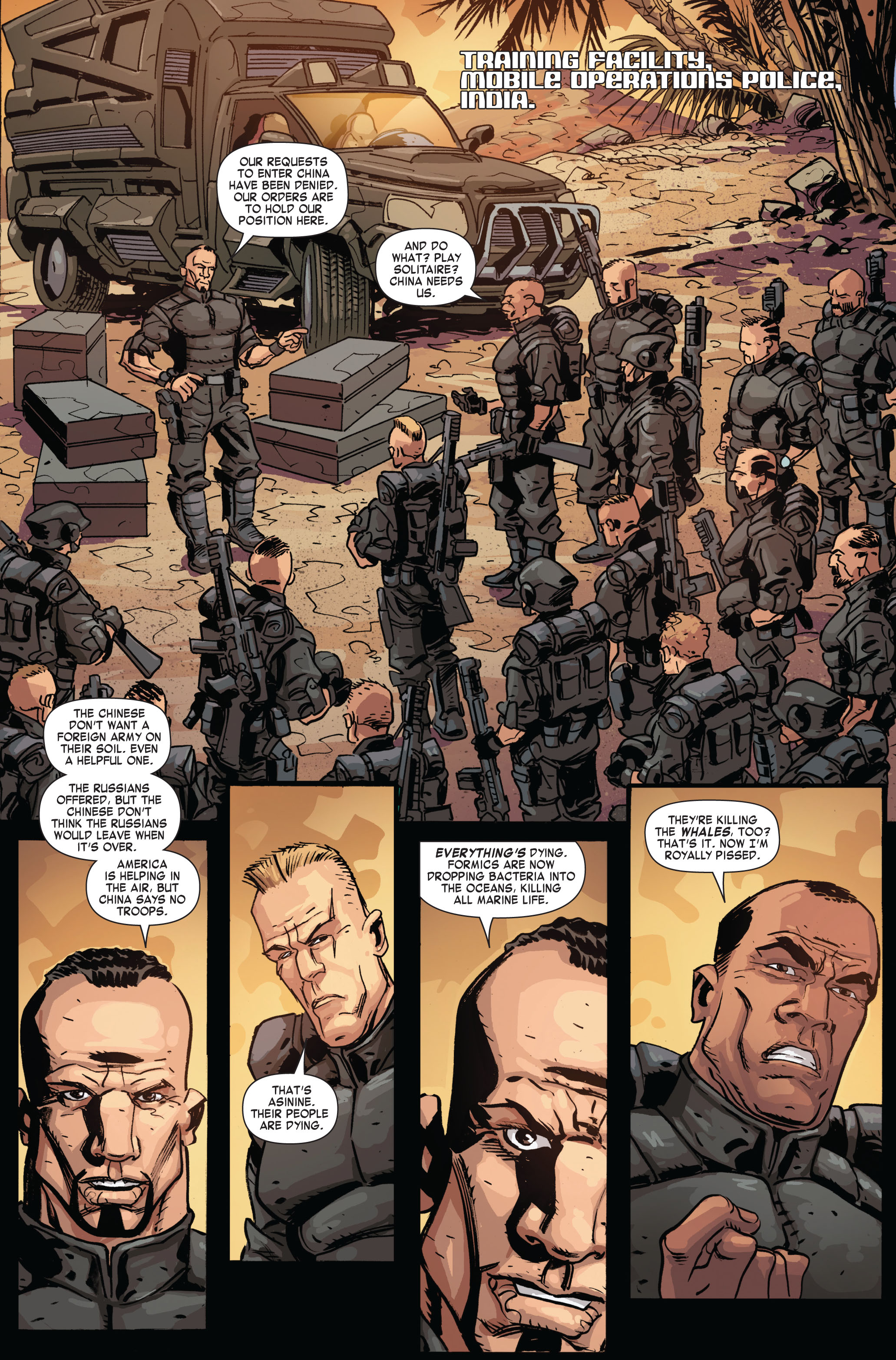 Read online Formic Wars: Burning Earth comic -  Issue #5 - 7