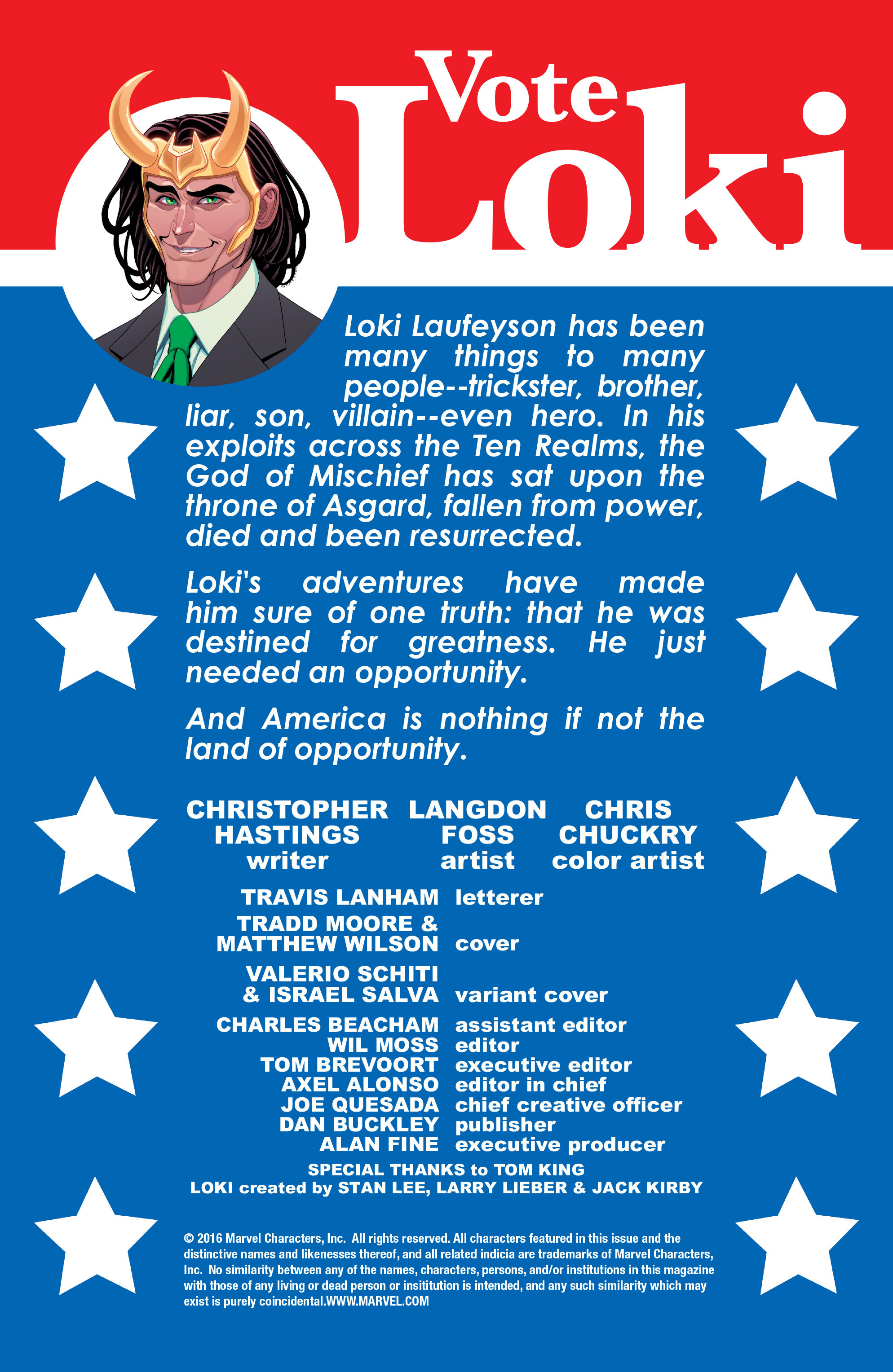 Read online Vote Loki comic -  Issue #1 - 2