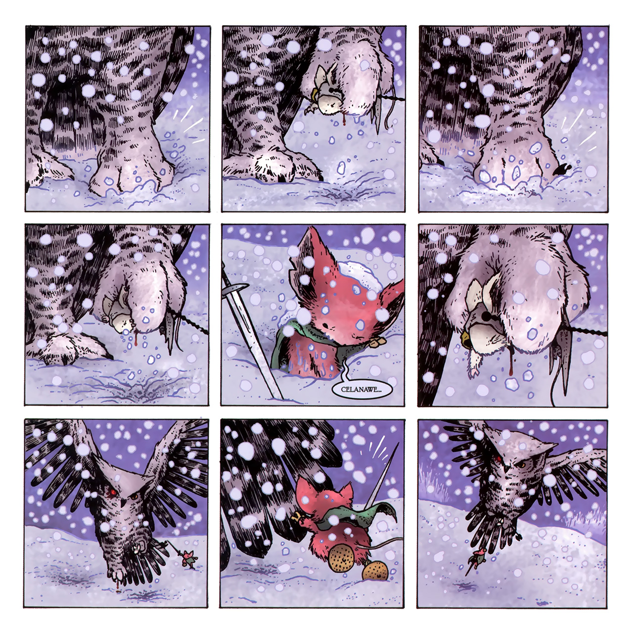 Read online Mouse Guard: Winter 1152 comic -  Issue #5 - 9