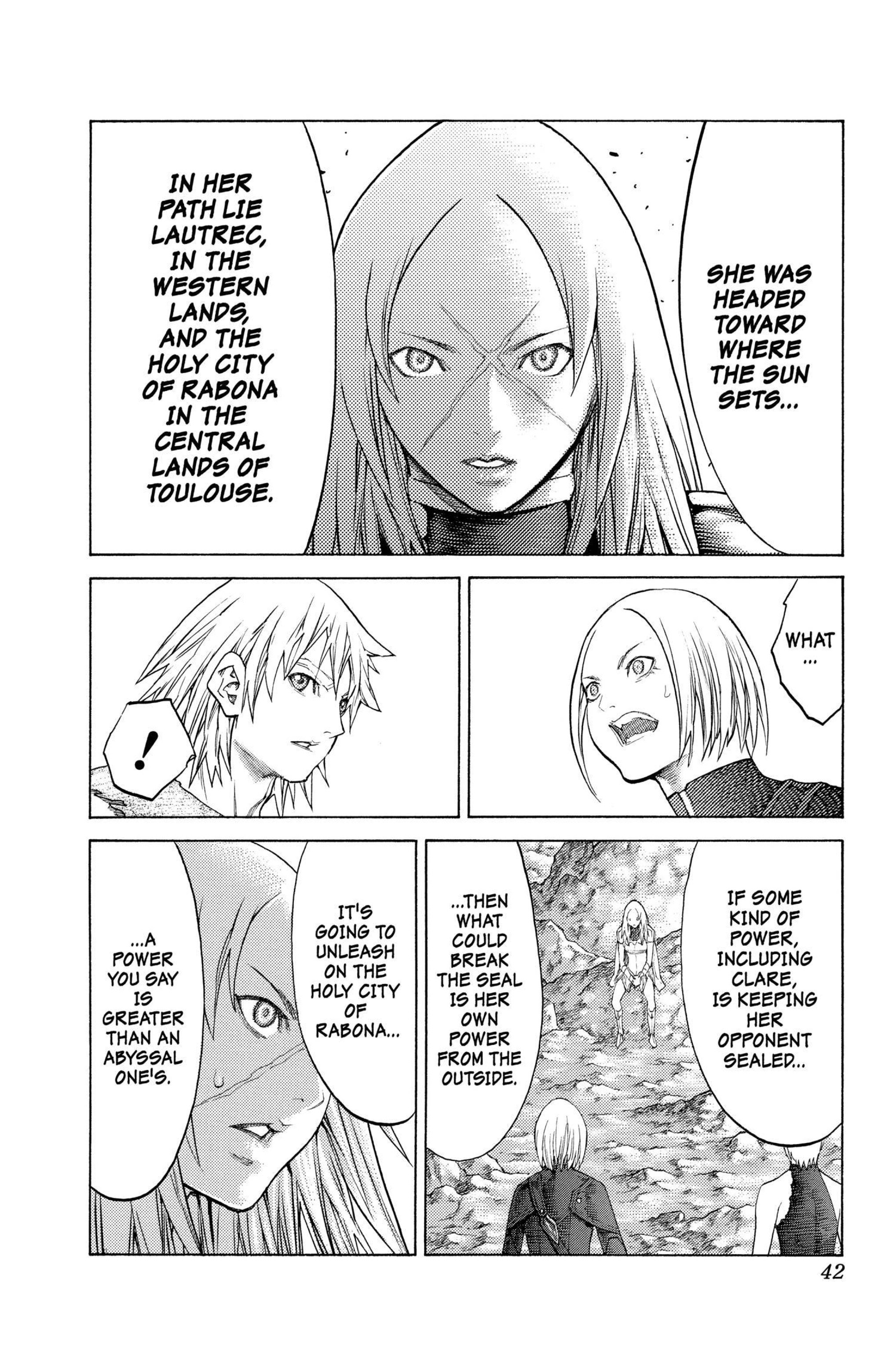 Read online Claymore comic -  Issue #23 - 37