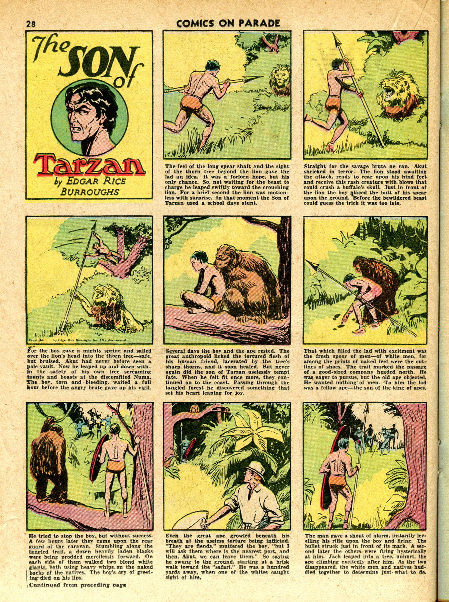 Read online Comics on Parade comic -  Issue #25 - 30