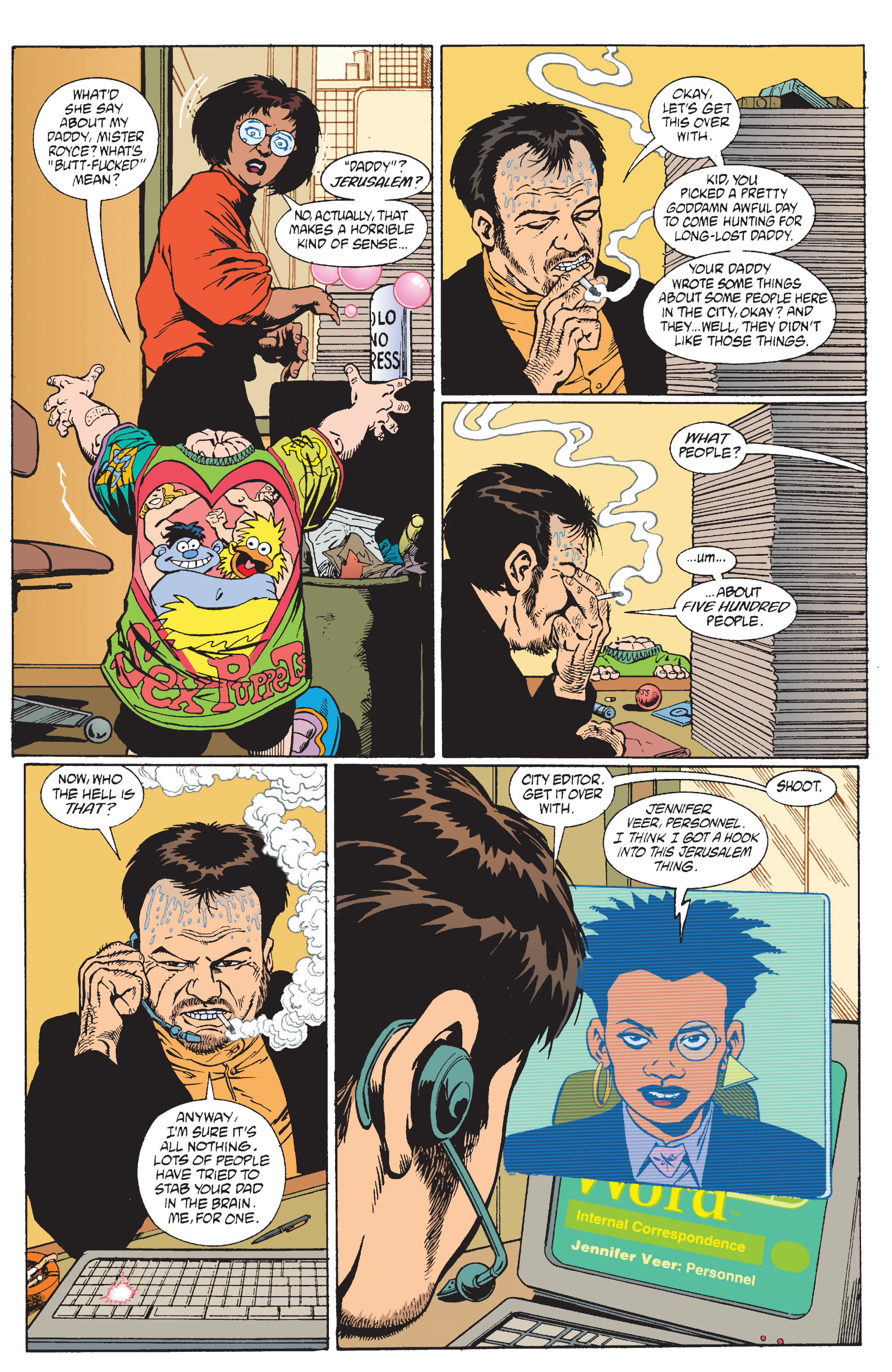 Read online Transmetropolitan comic -  Issue #11 - 16