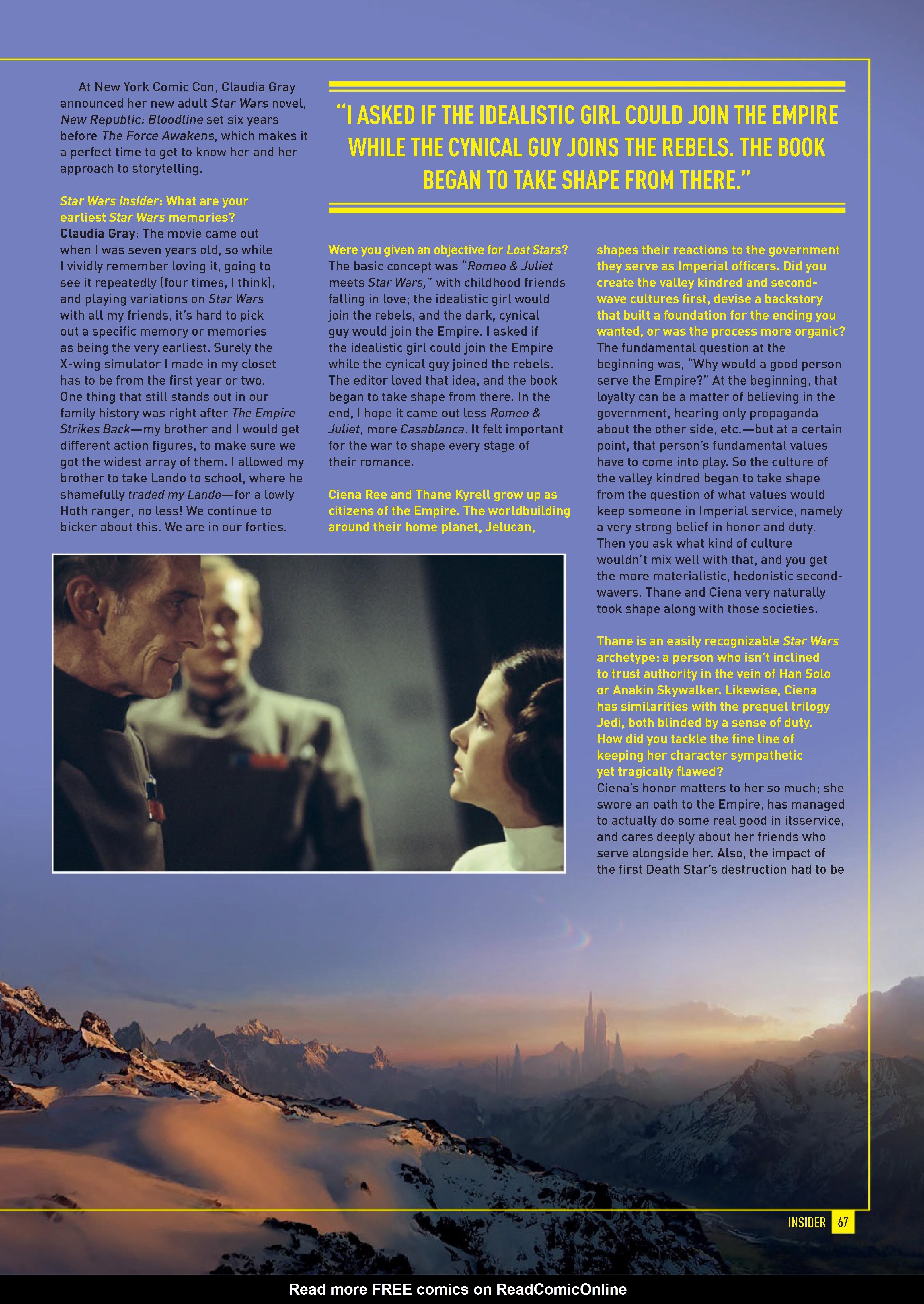 Read online Star Wars Insider 2020 Special Edition comic -  Issue # TPB - 67