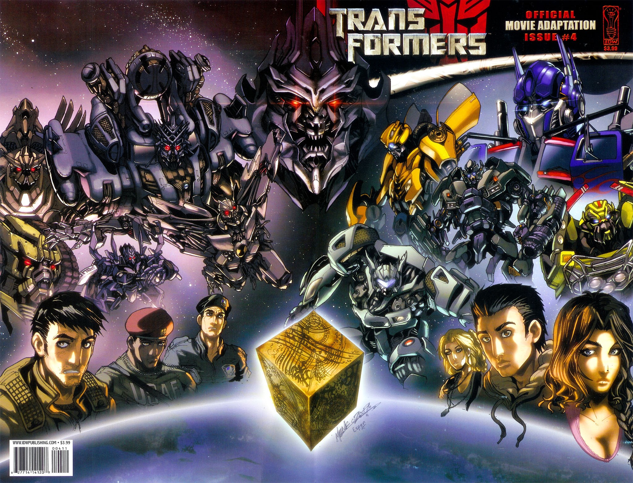 Read online Transformers: The Movie Adaptation comic -  Issue #4 - 1