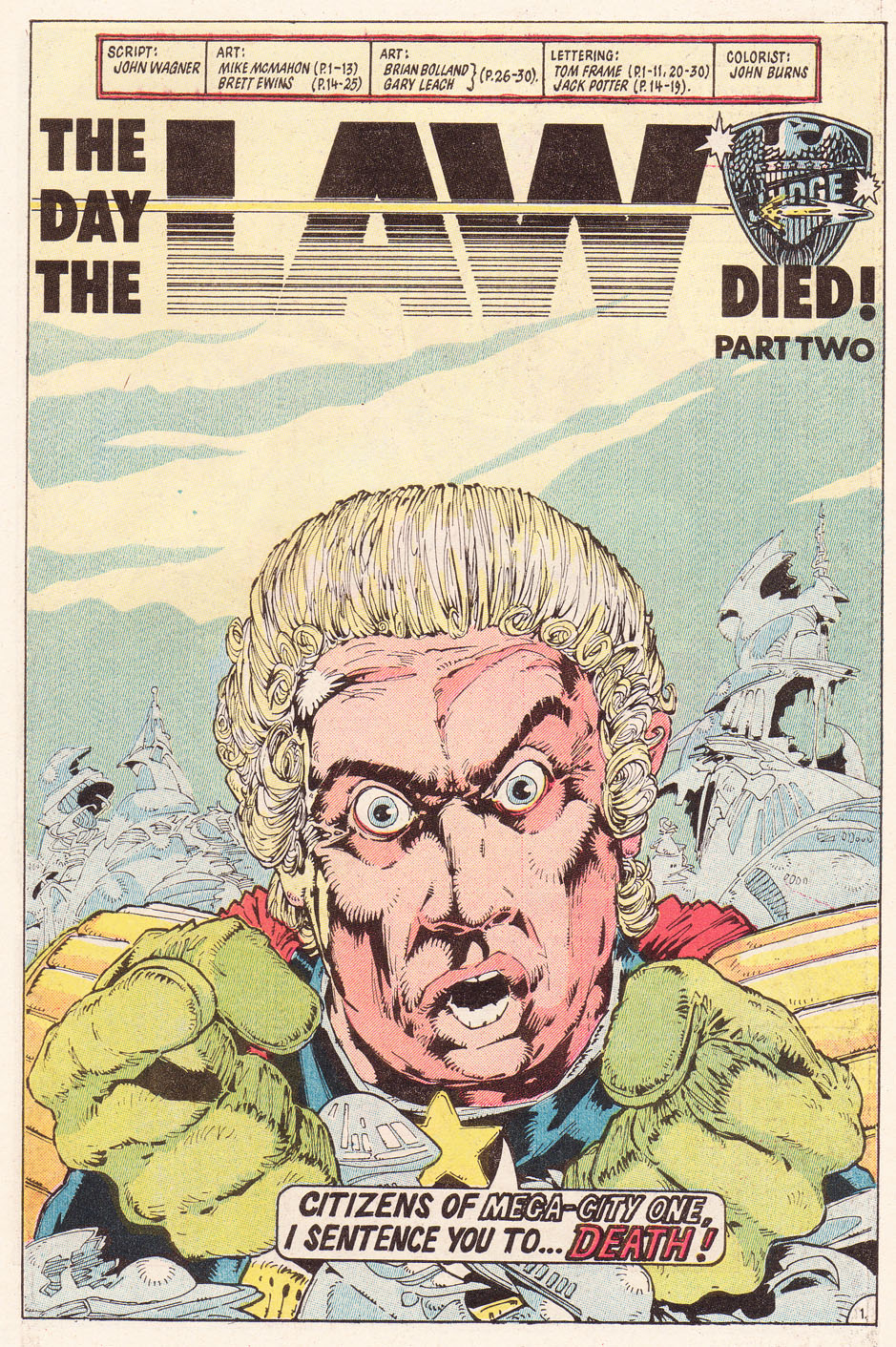 Read online Judge Dredd (1983) comic -  Issue #10 - 2