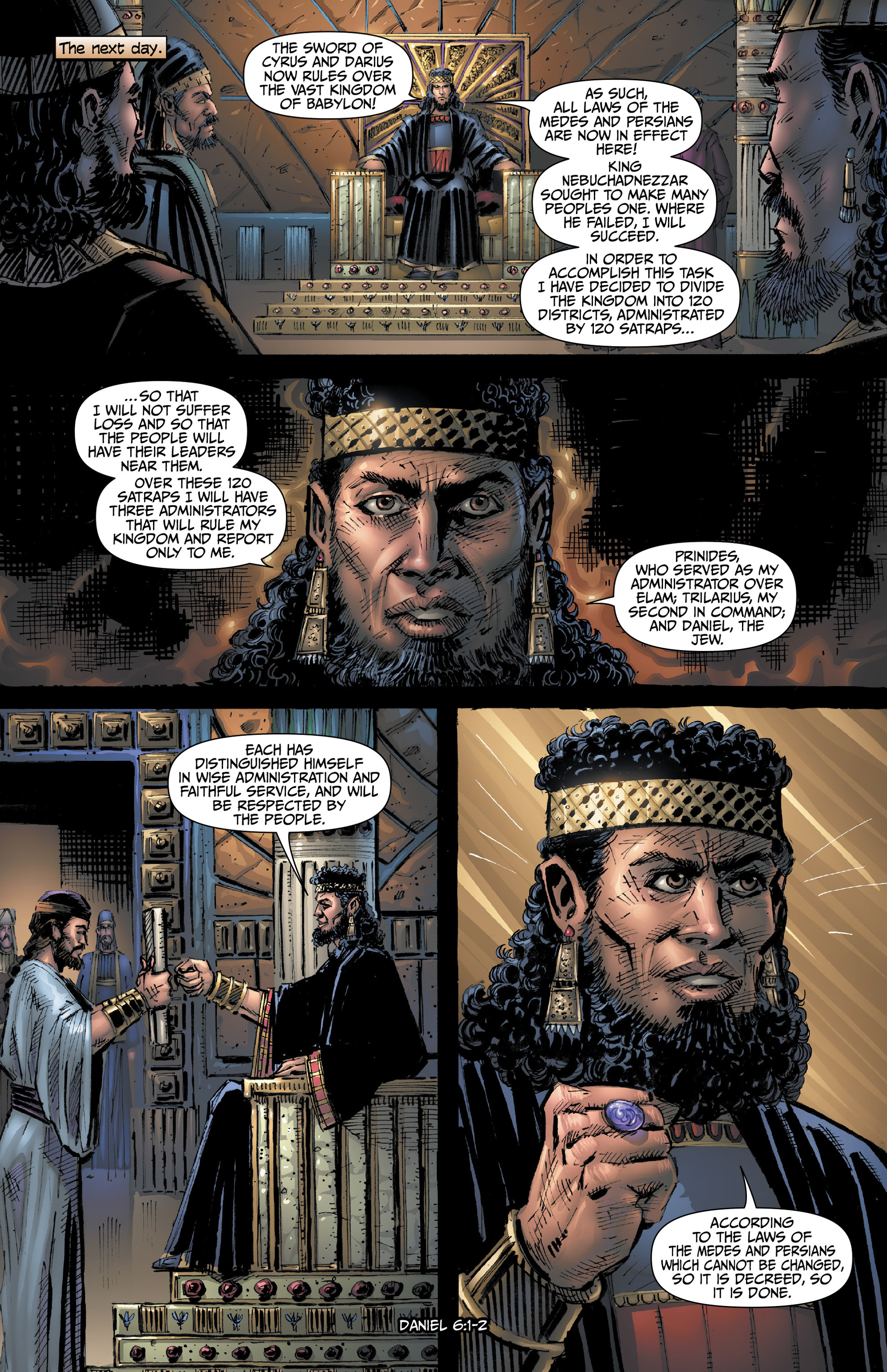 Read online The Kingstone Bible comic -  Issue #7 - 109